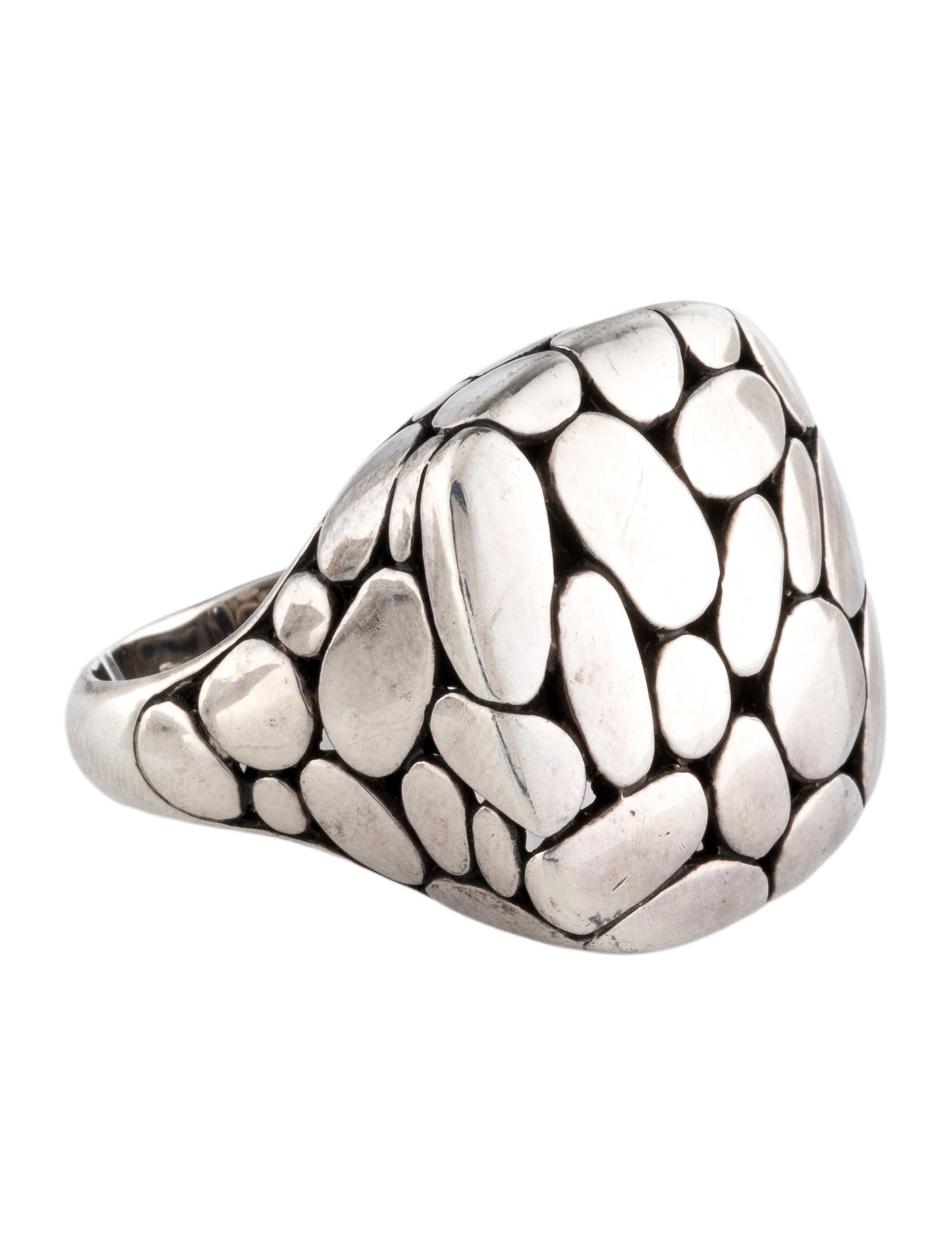 John Hardy Kali Pebble Signet Ring
