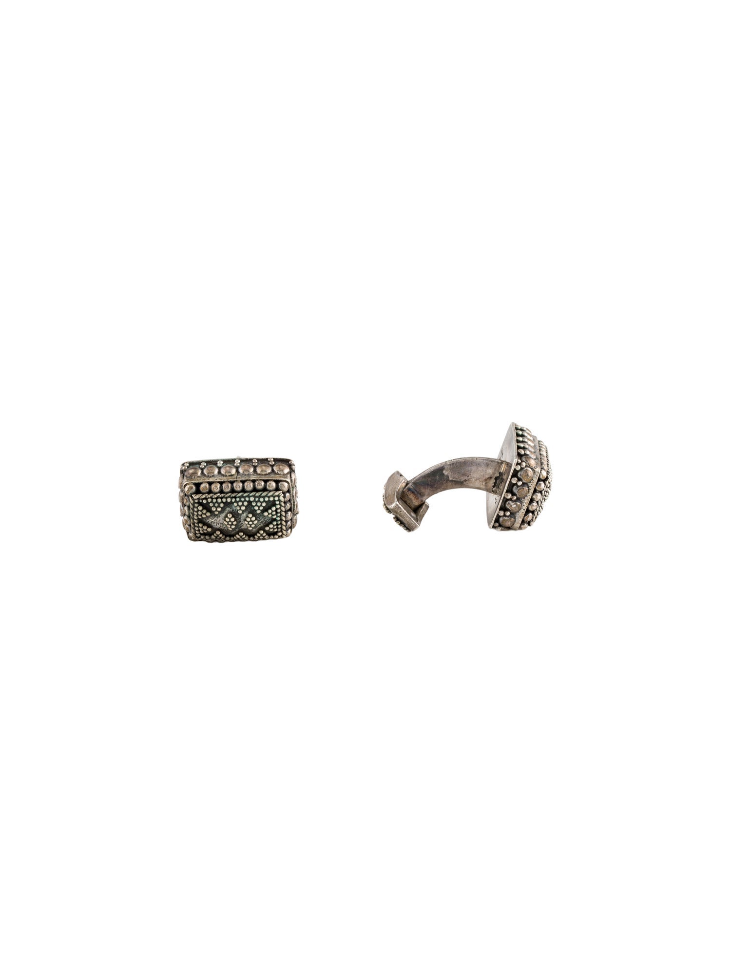 John Hardy Textured Cufflinks