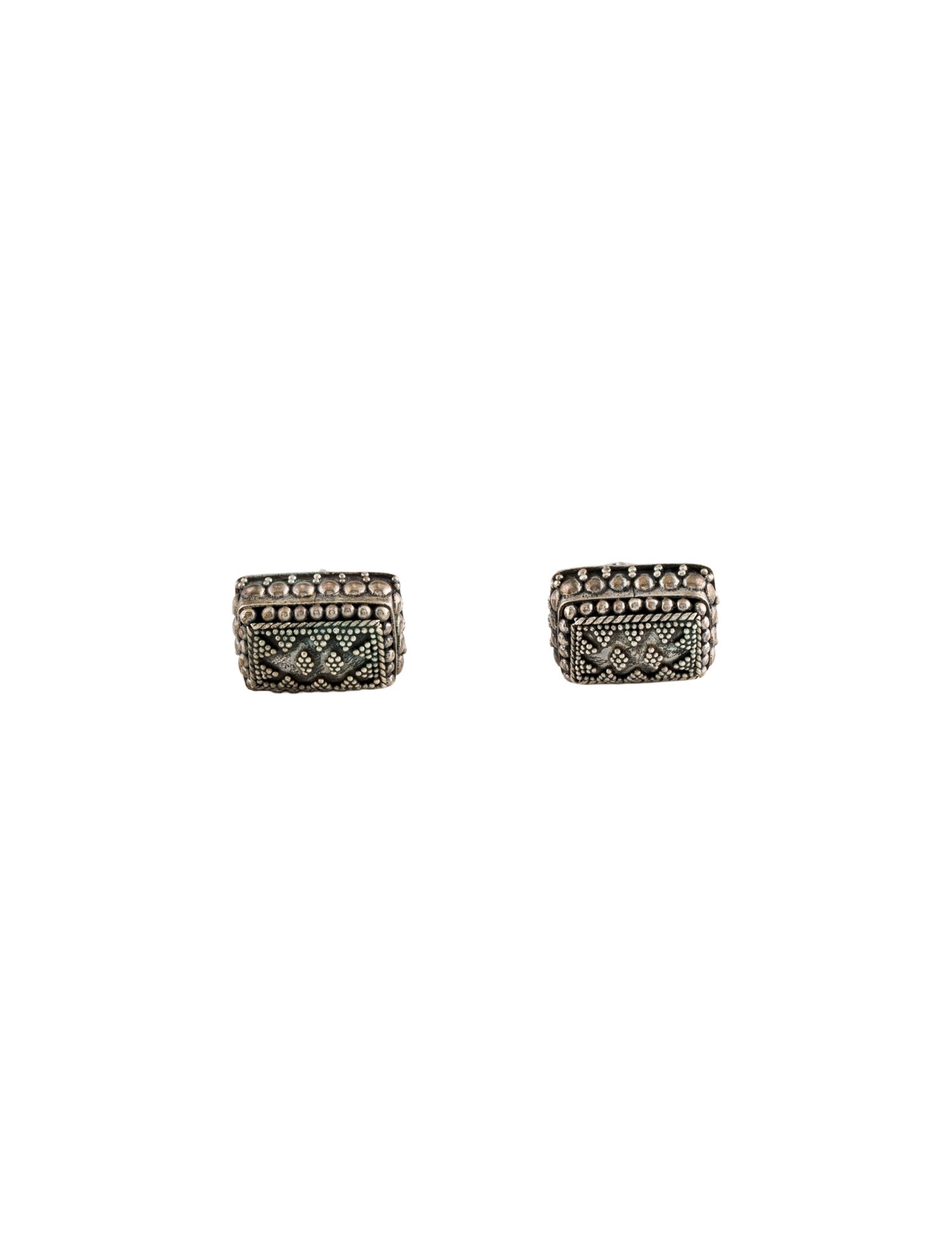 John Hardy Textured Cufflinks