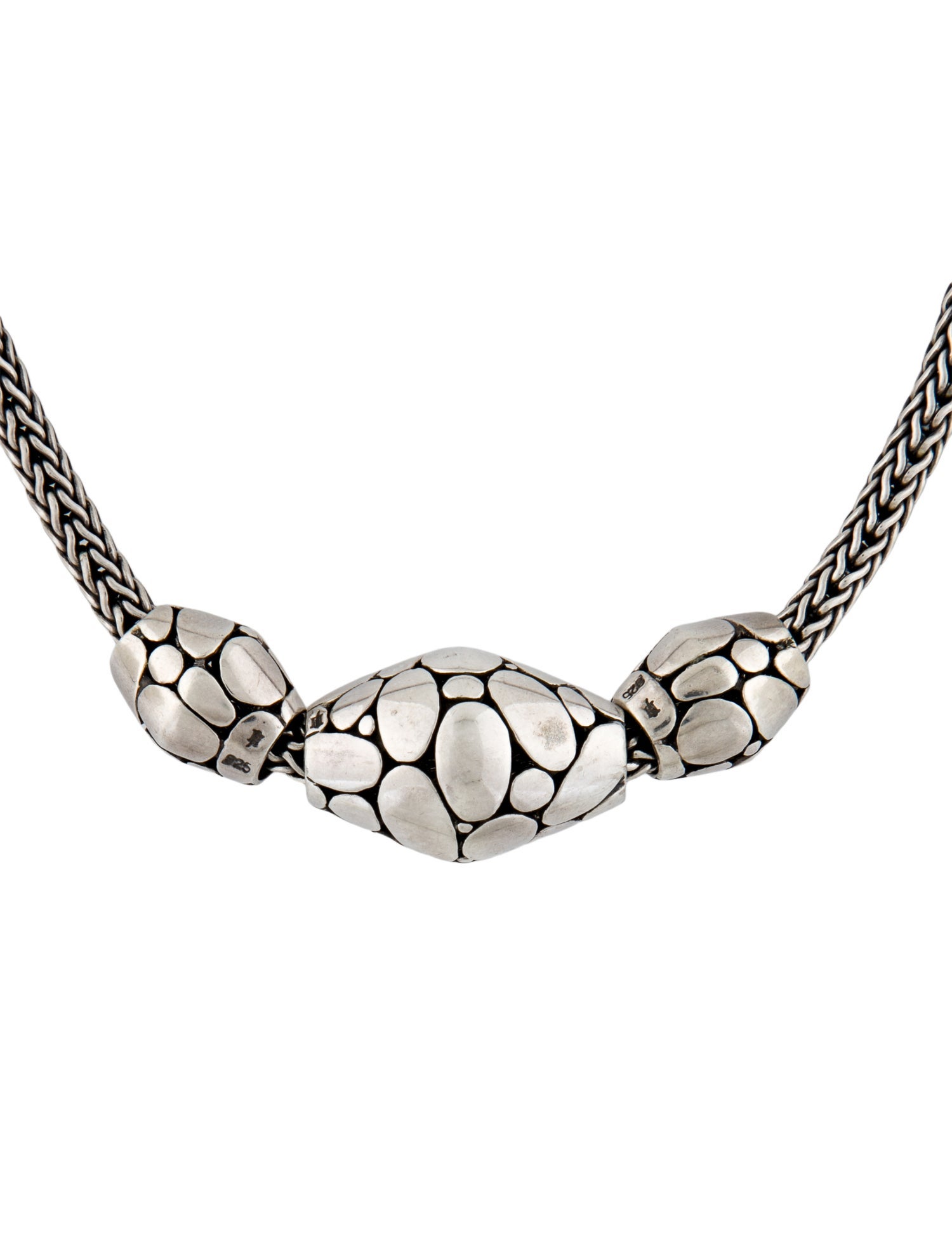 John Hardy Kali Elliptical Bead Trio Necklace