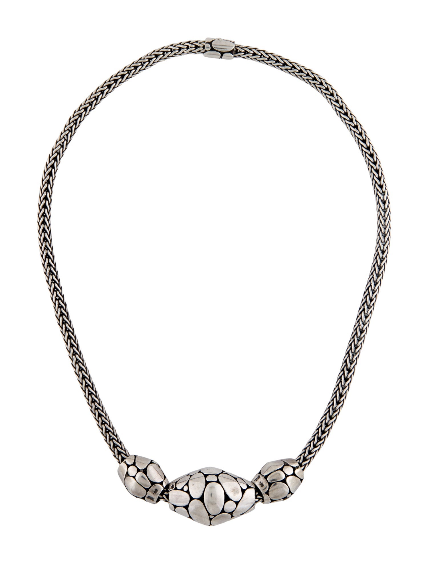 John Hardy Kali Elliptical Bead Trio Necklace