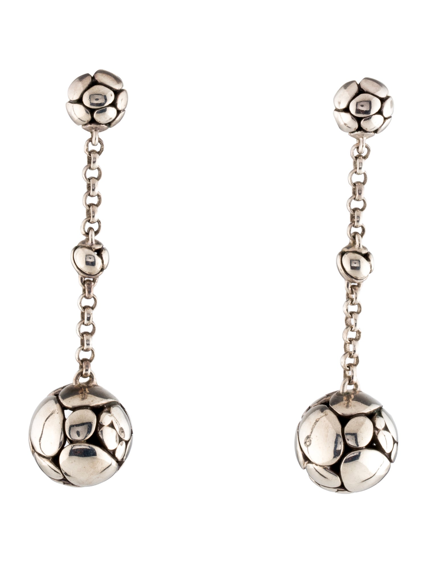 John Hardy Kali Ball Drop Earrings