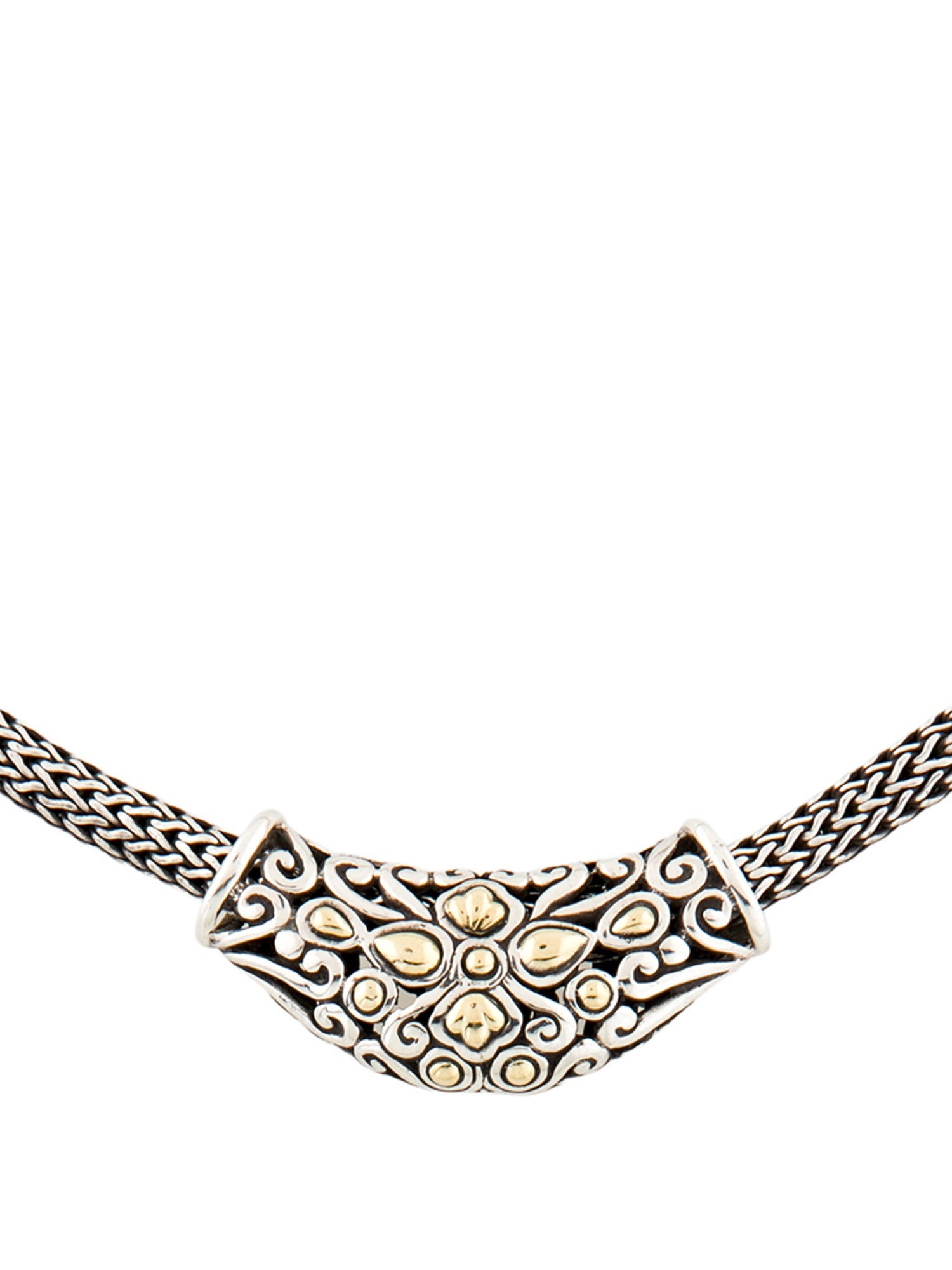 John Hardy Vintage Two-Tone Jaisalmer Slide Necklace