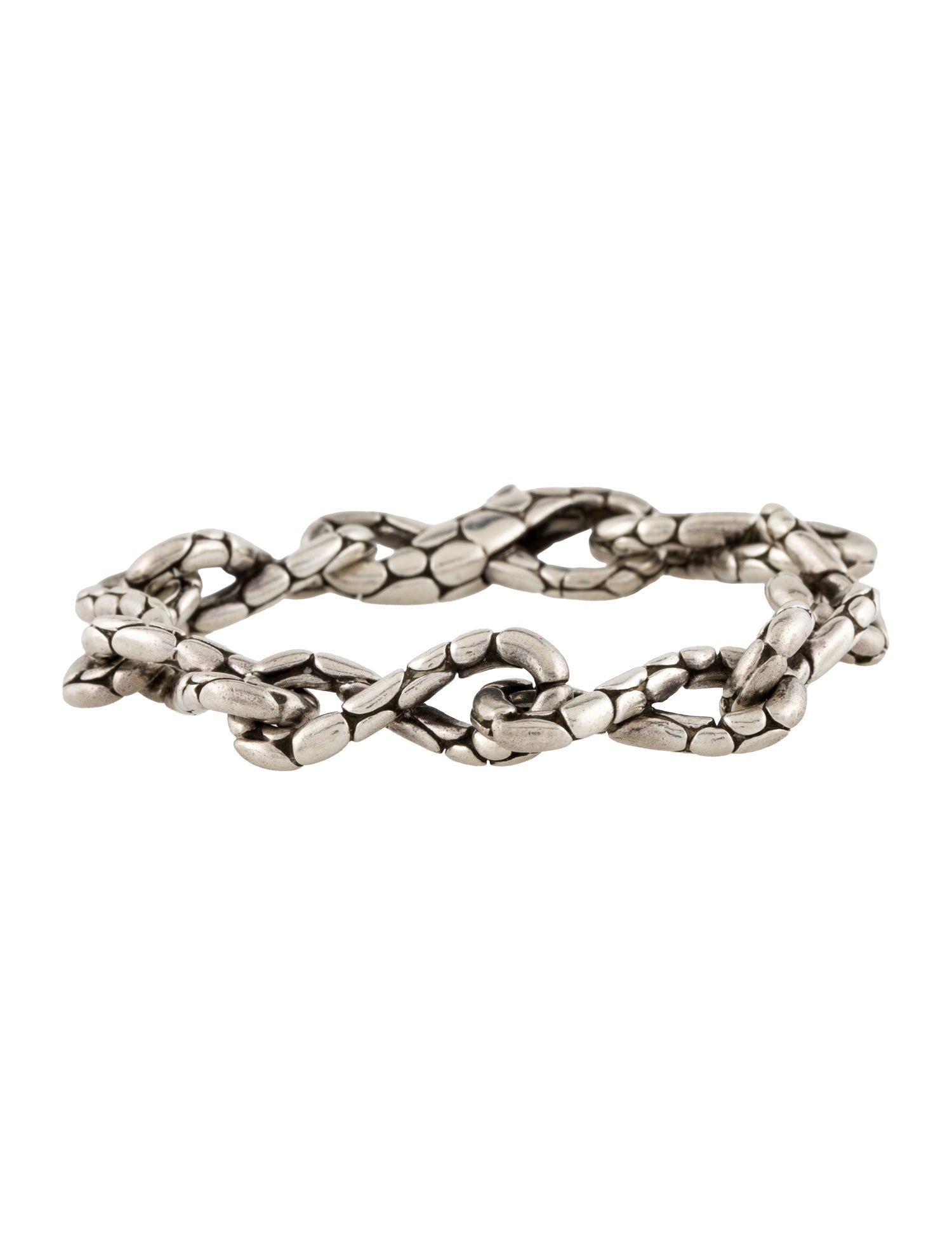 John Hardy Kali Pebble Twist Link Bracelet