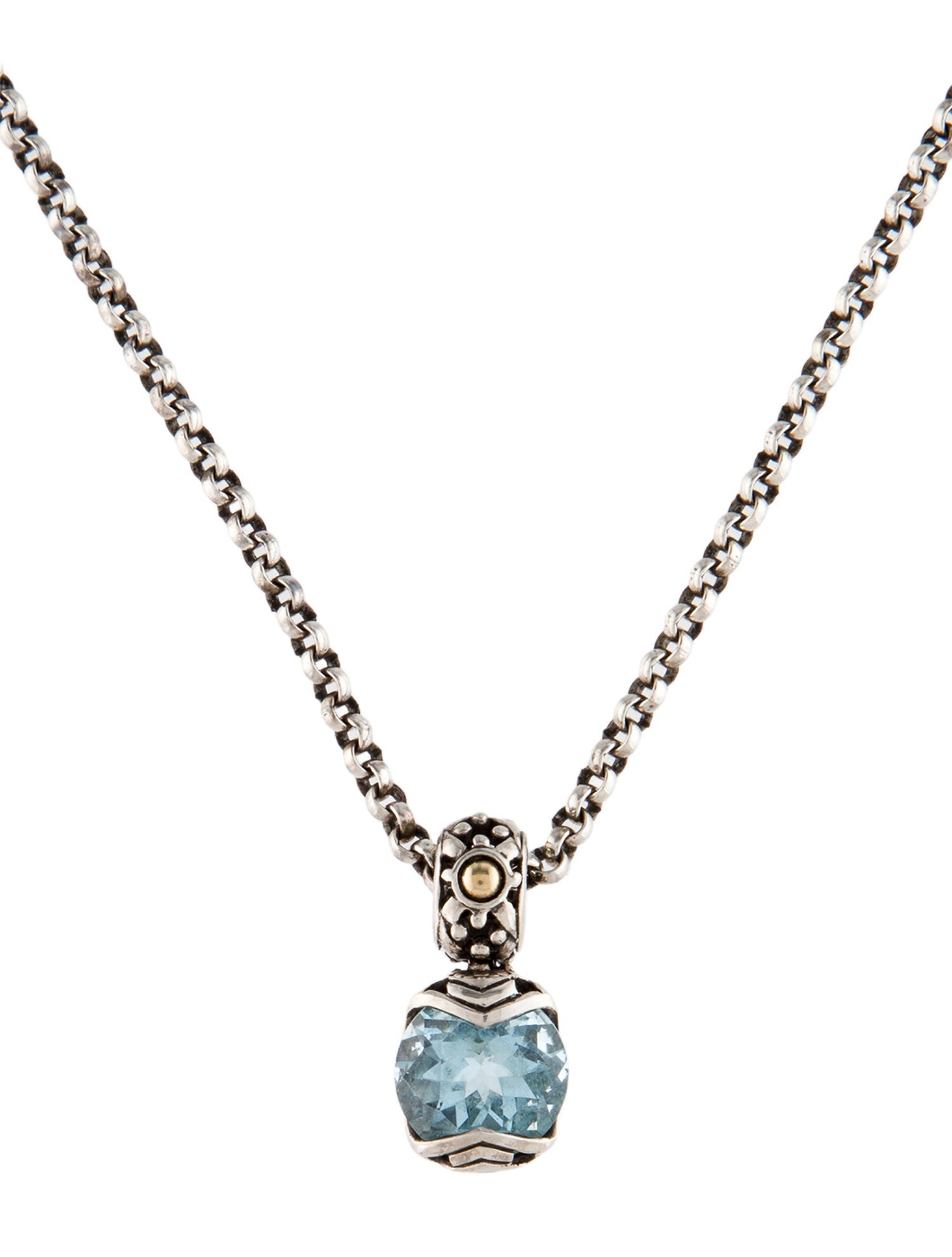 John Hardy Topaz Batu Sari Pendant Necklace