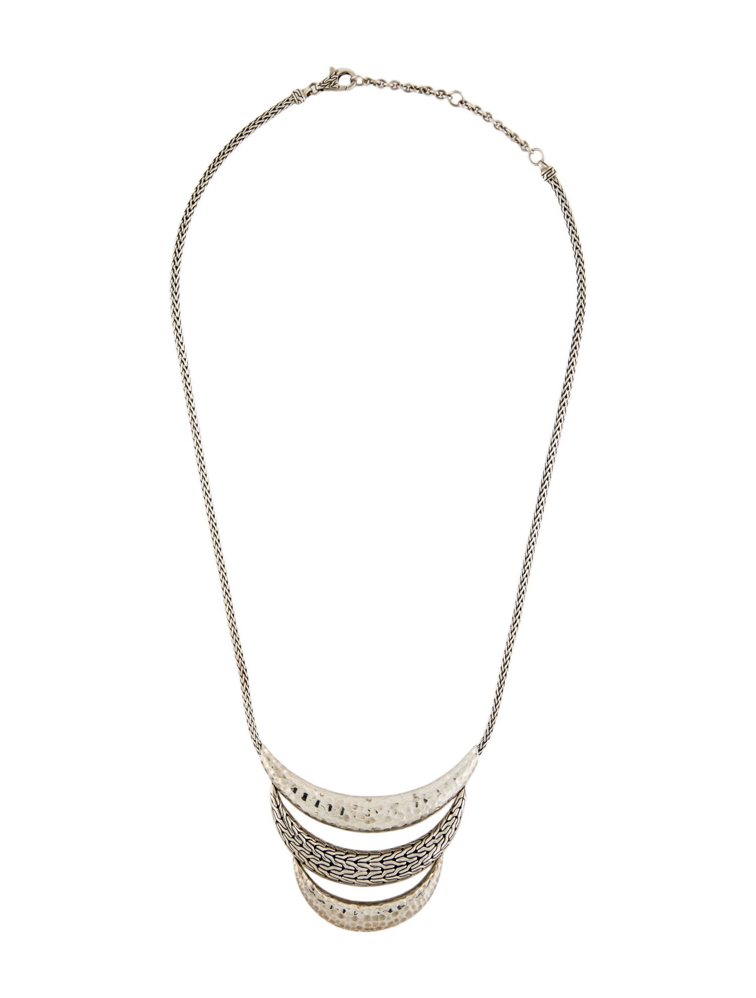 John Hardy Classic Chain Hammered Arch Necklace