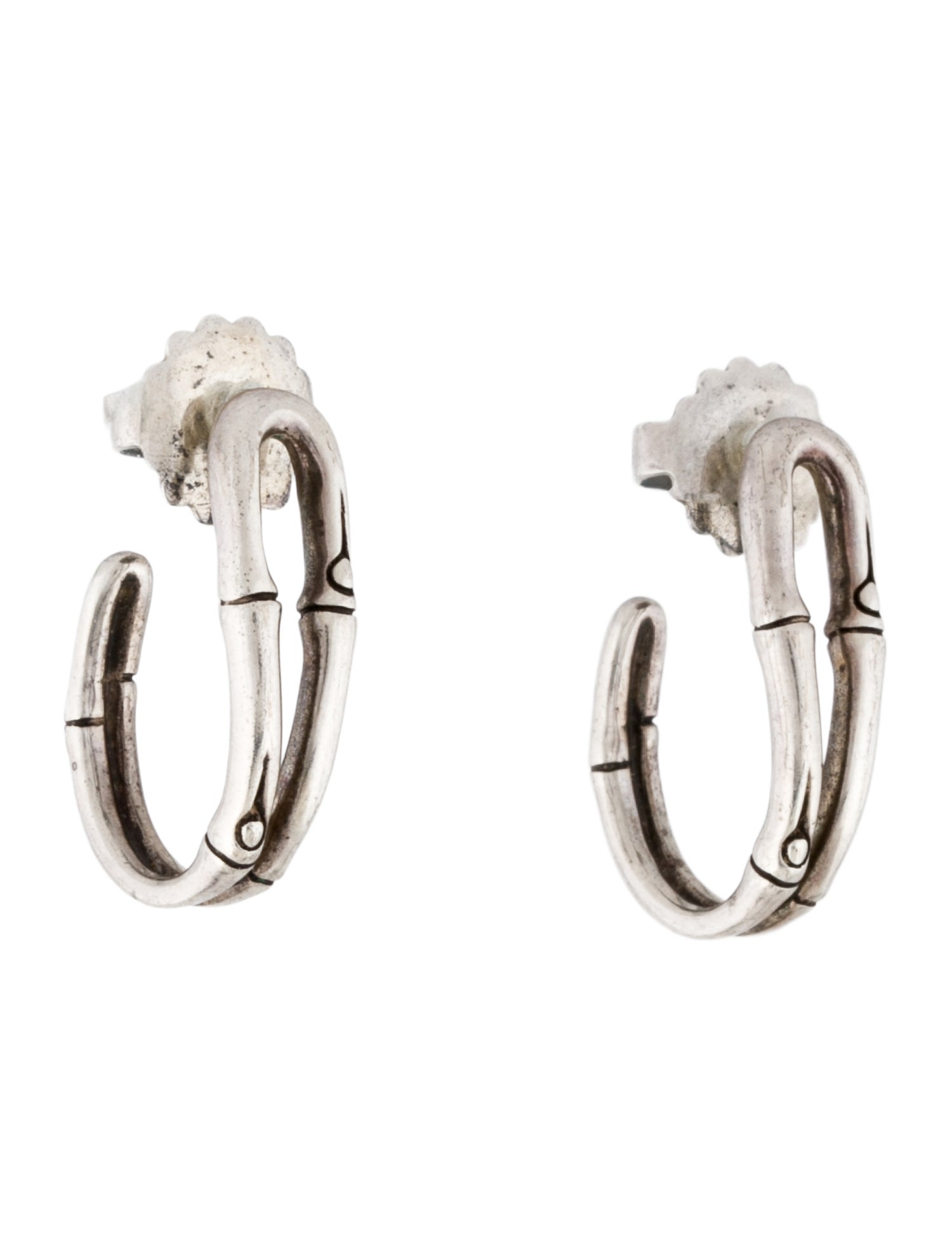 John Hardy Bamboo Loop Hoop Earrings