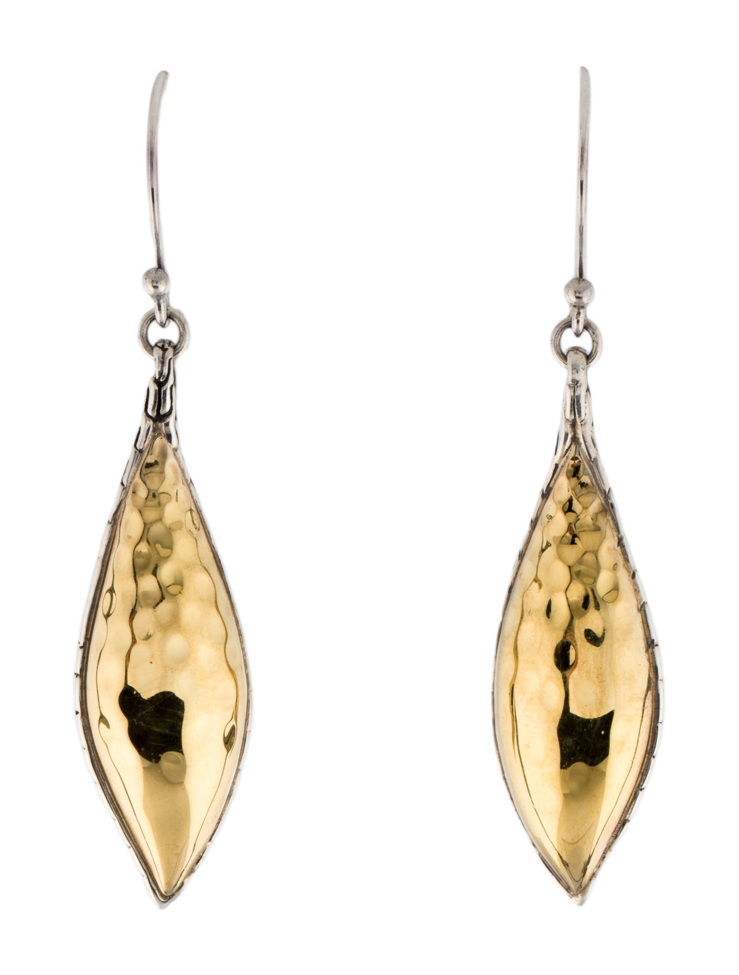 John Hardy Two-Tone Drop Earrings