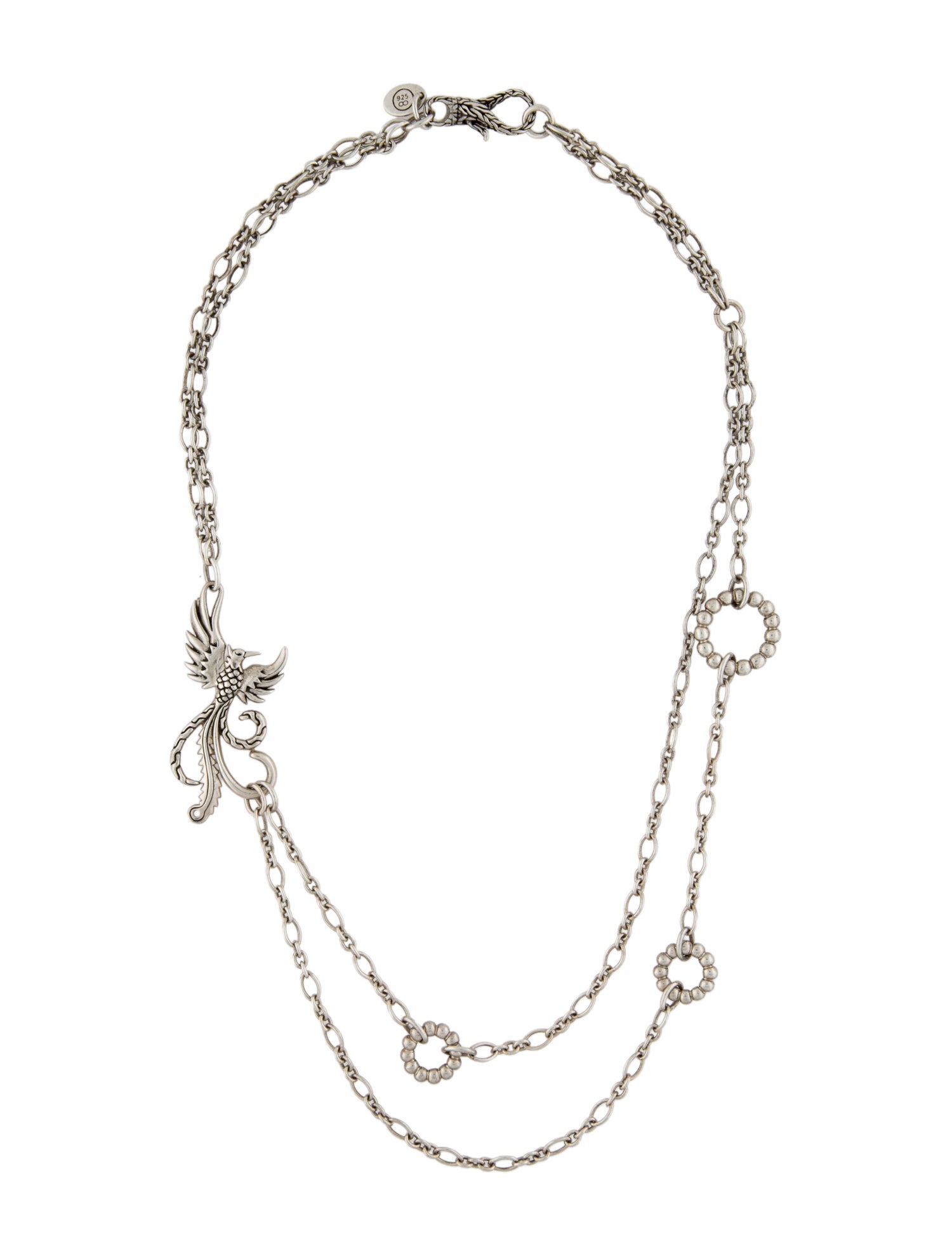 John Hardy Multi-Strand Station Necklace