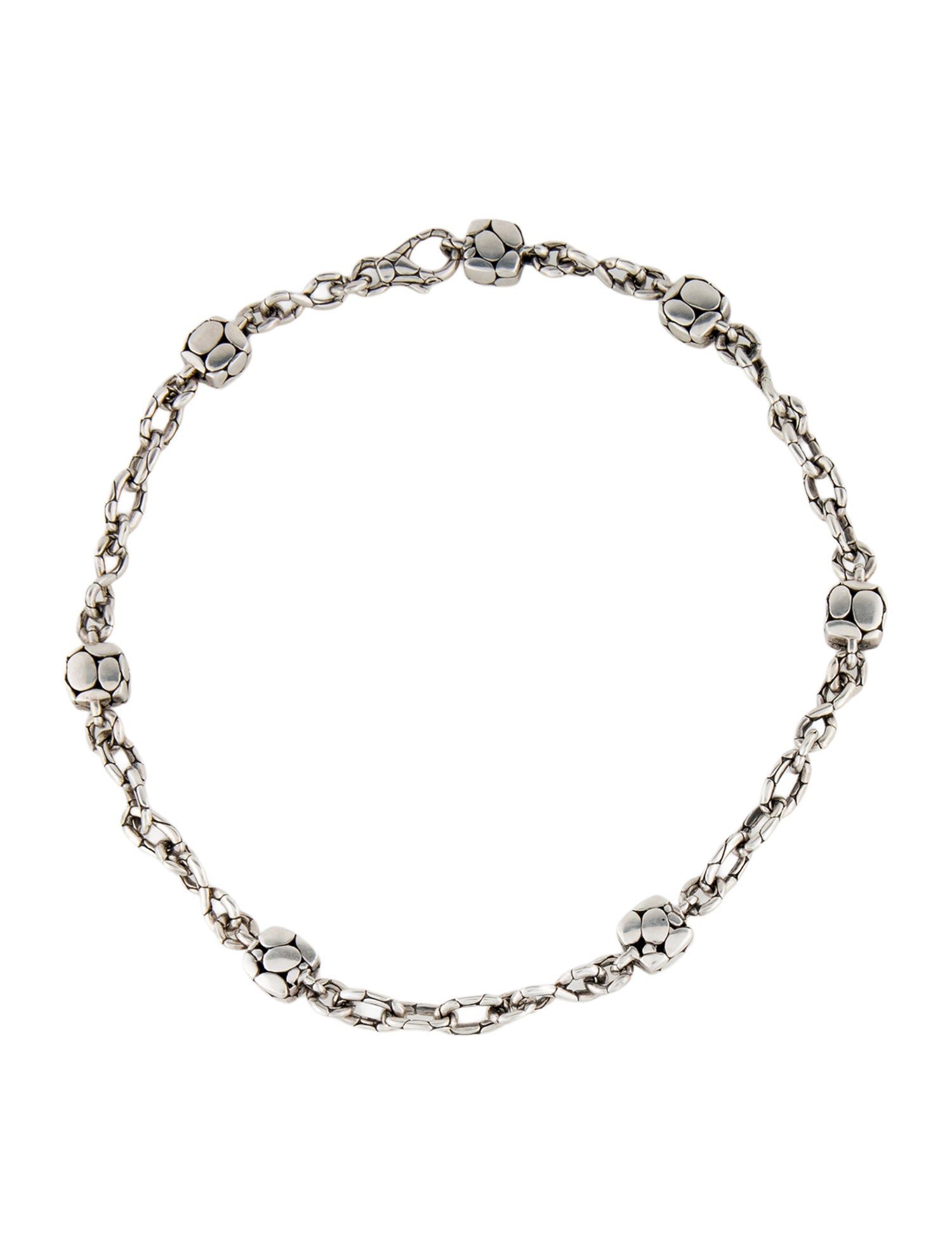 John Hardy Heritage Kali Square Station Necklace