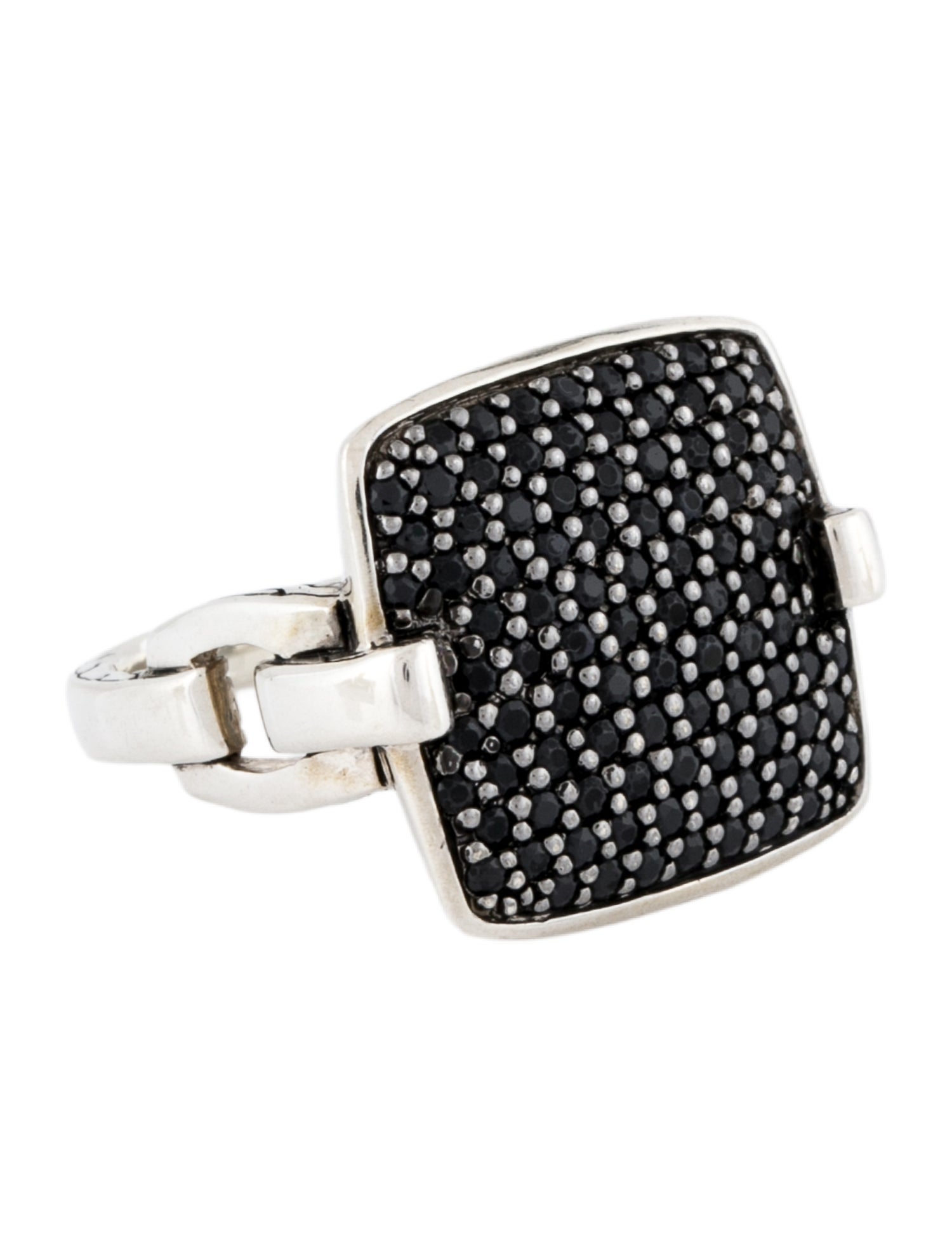 John Hardy Sapphire Cushion Cocktail Ring