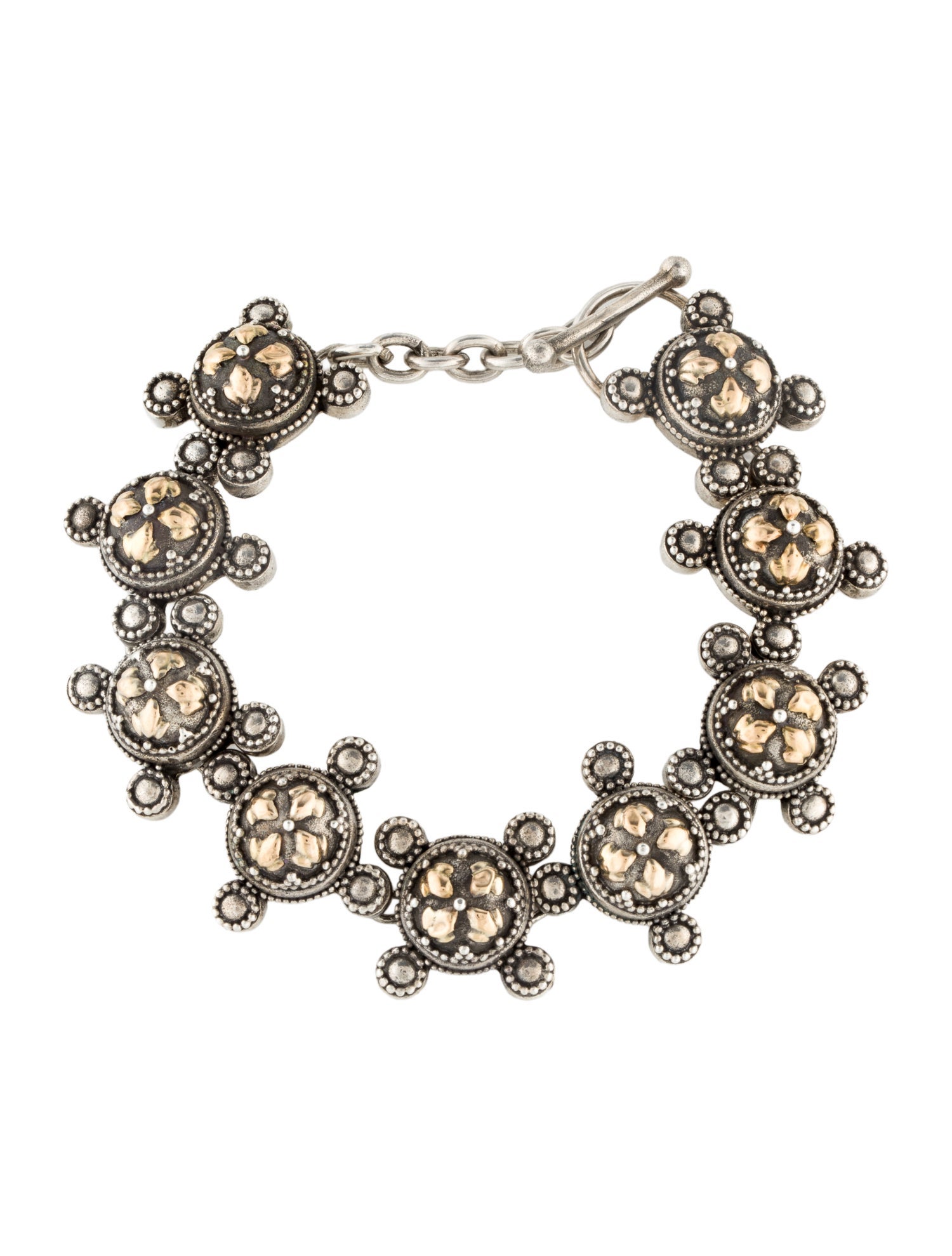 John Hardy Vintage Two-Tone Ornate Link Bracelet