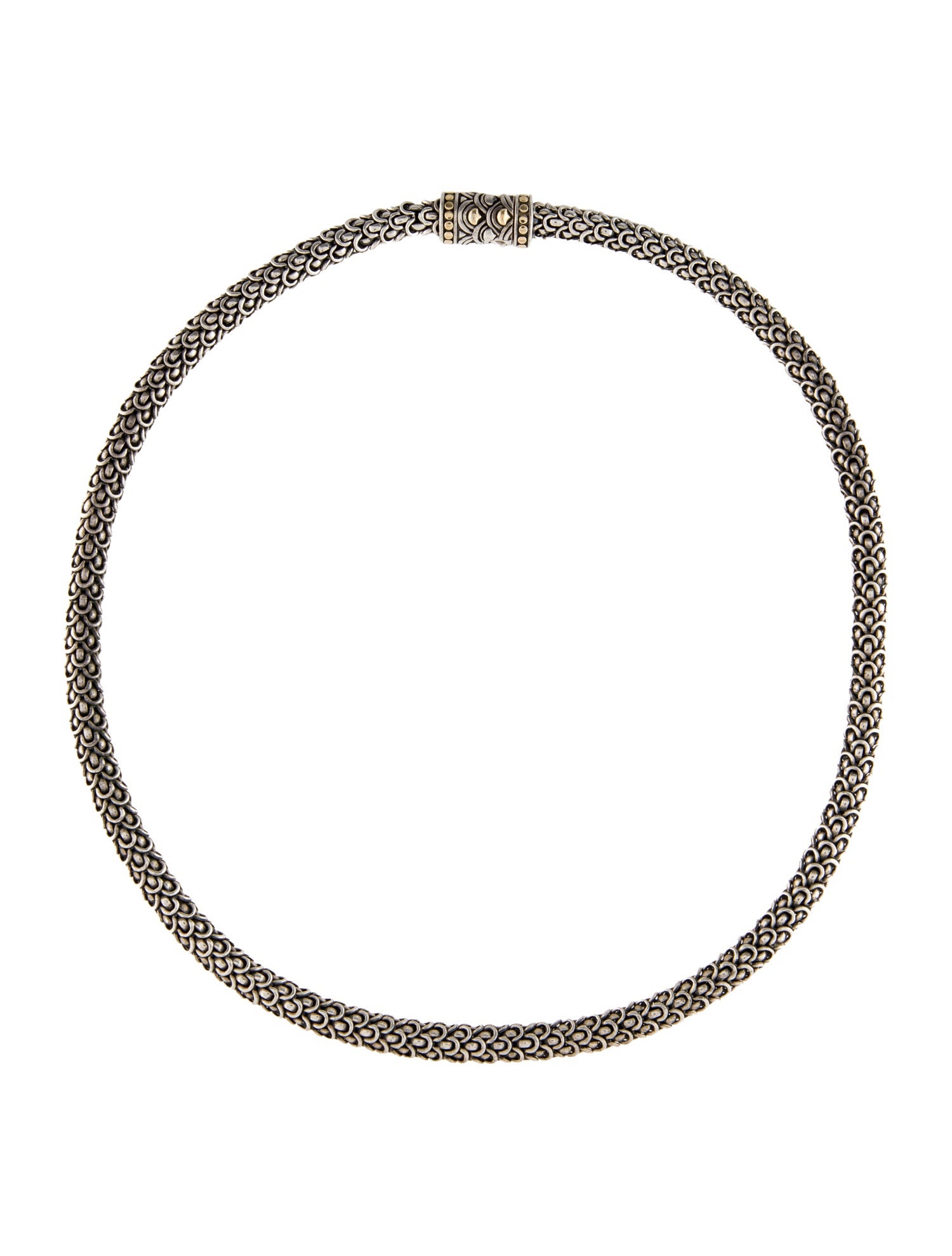 John Hardy Two-Tone Legends Naga Scaled Necklace