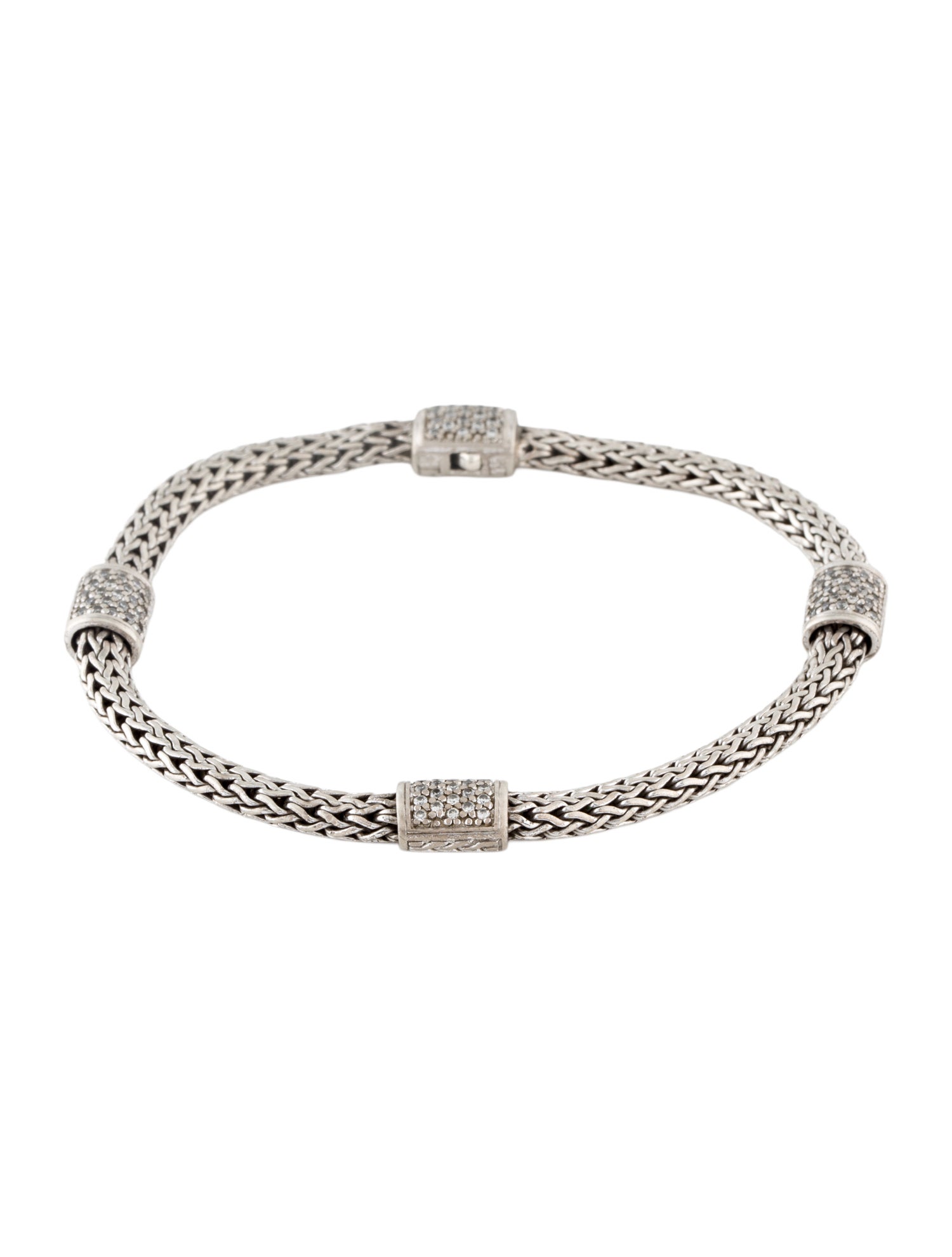 John Hardy Diamond Icon Station Bracelet