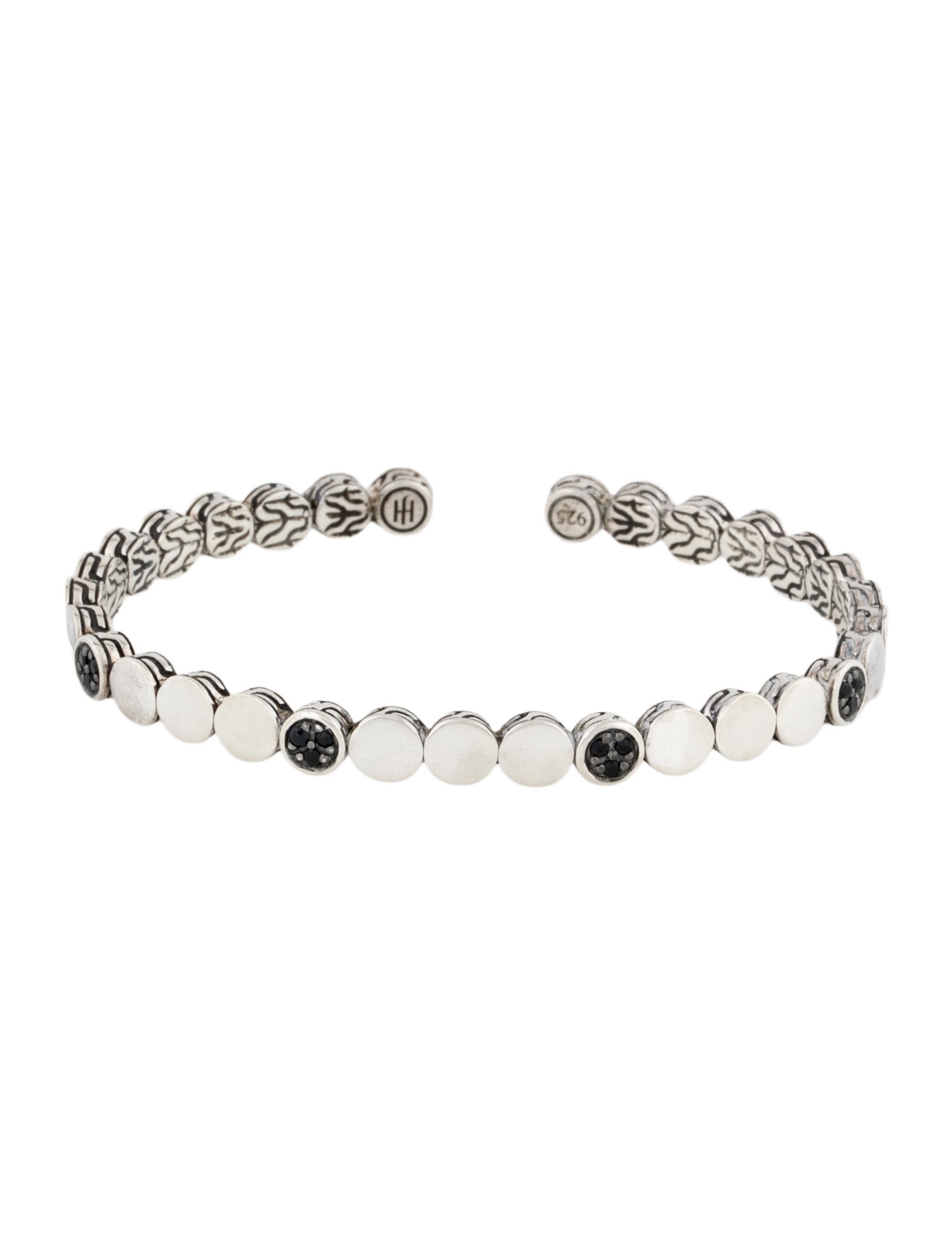 John Hardy Sapphire Dot Lava Slim Flex Cuff