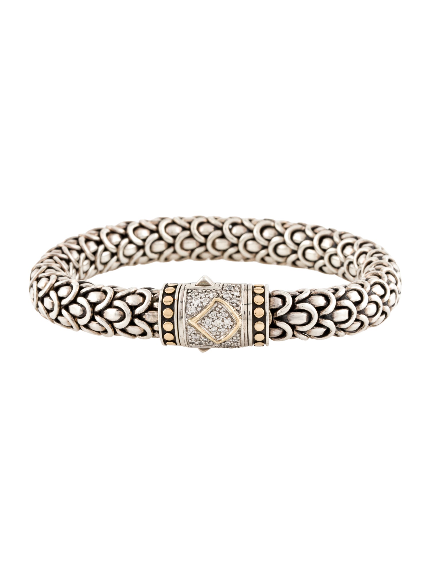 John Hardy Diamond Naga Bracelet