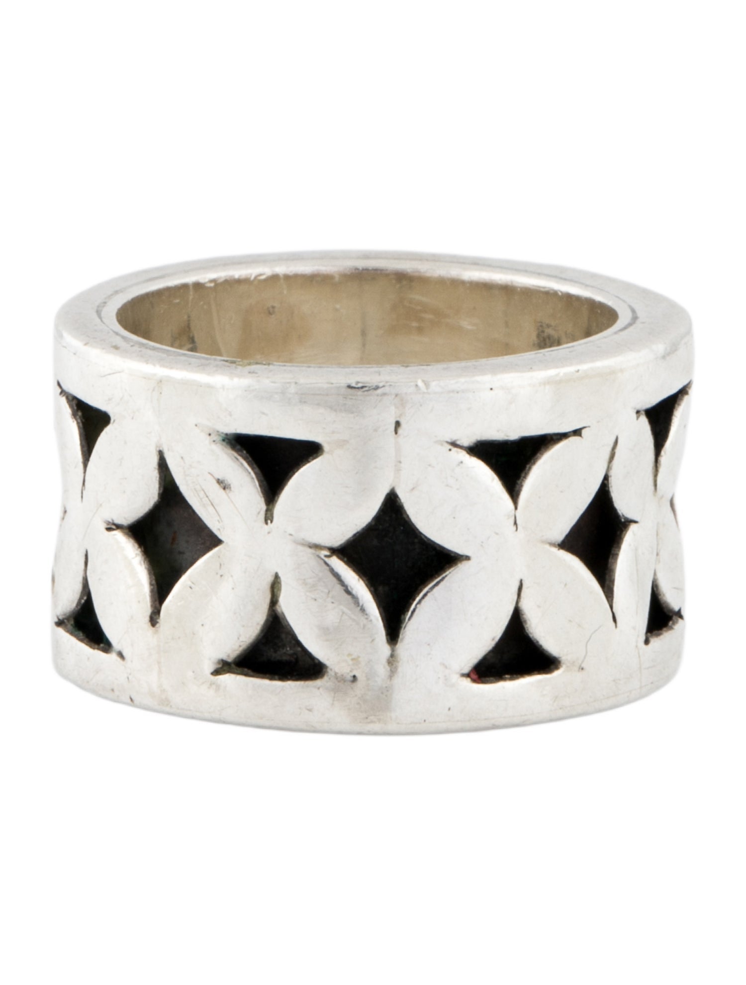 John Hardy Kawung Flower Cutout Band Ring