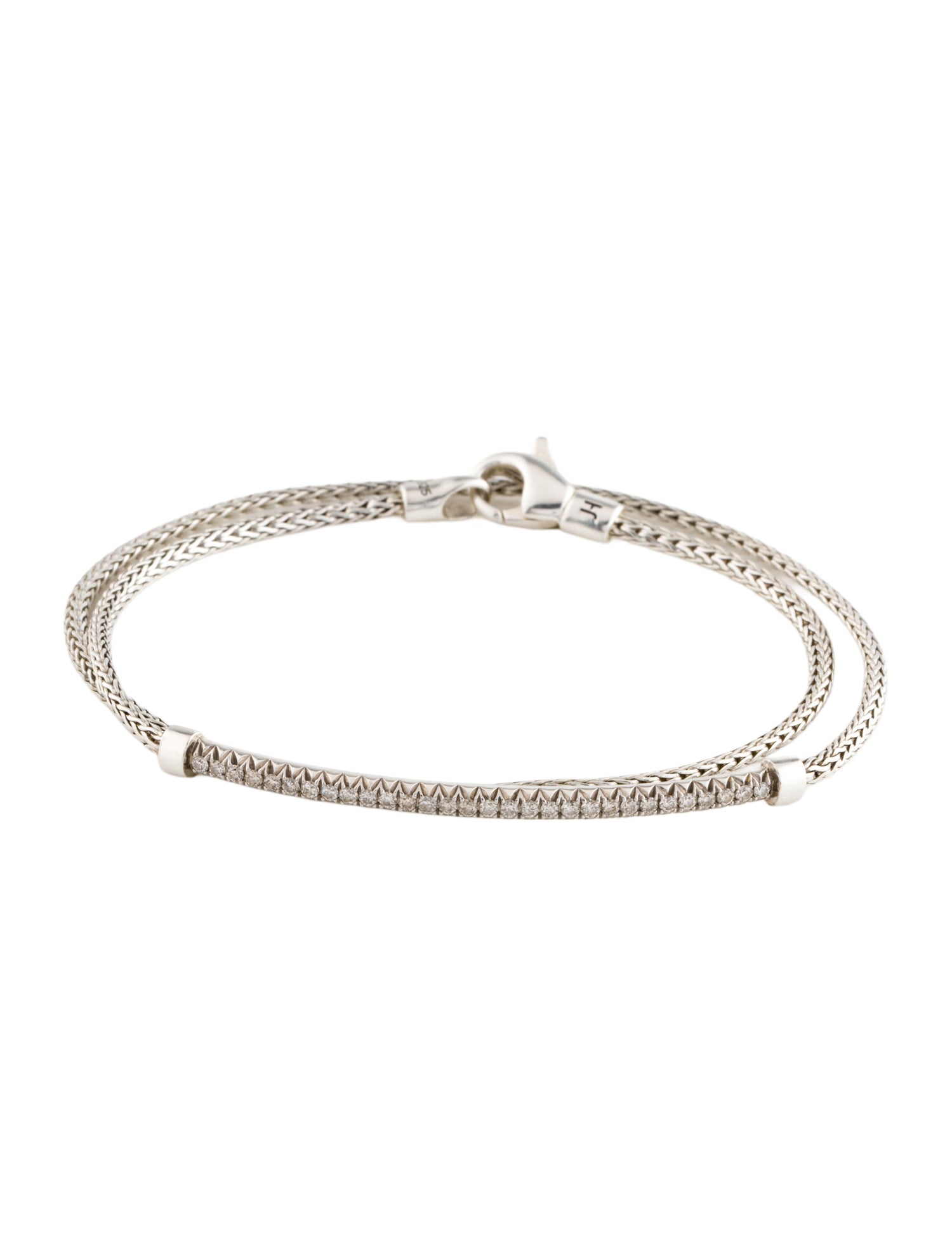 John Hardy Diamond Pave Wrap Bracelet