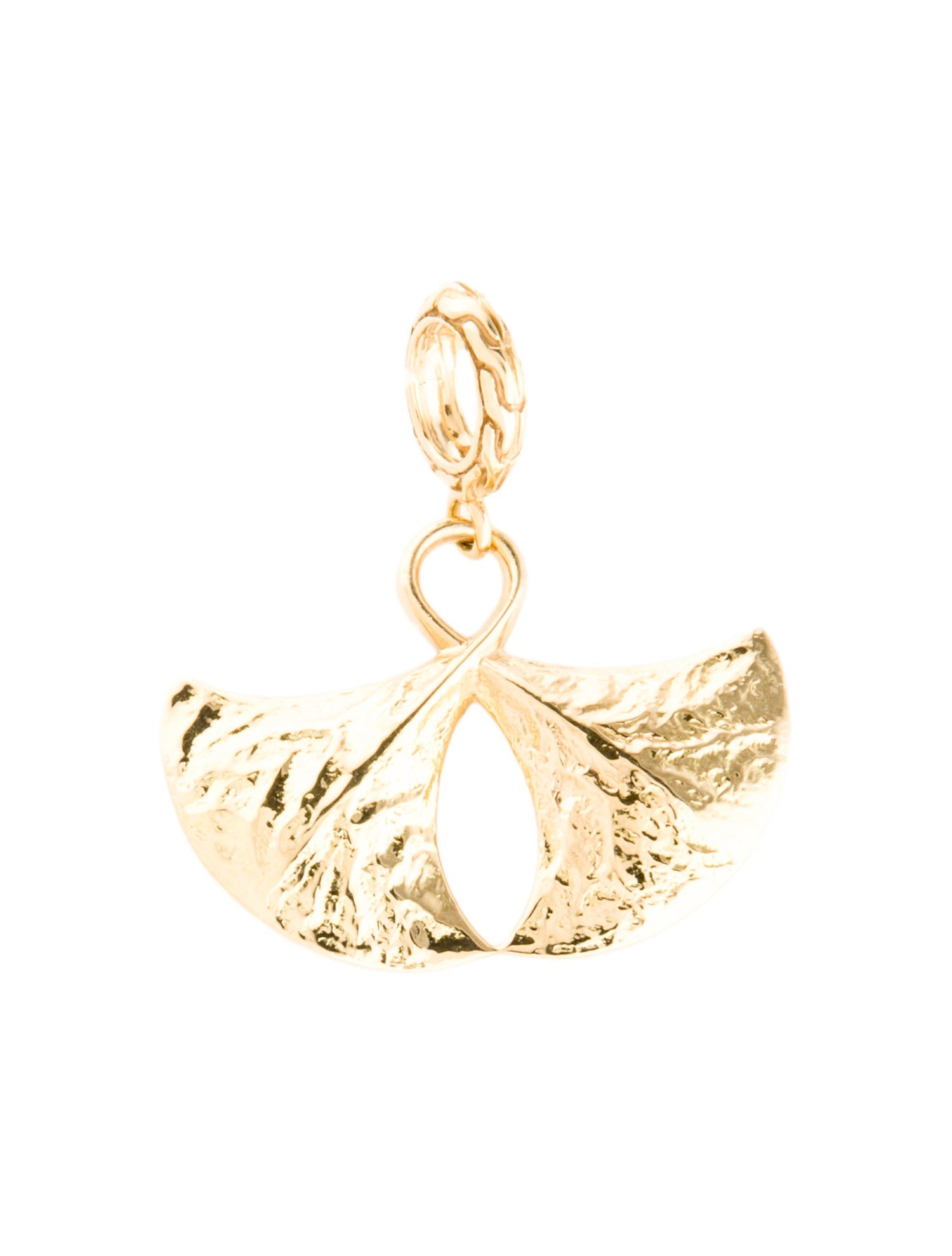 John Hardy 18K Ginko Pendant