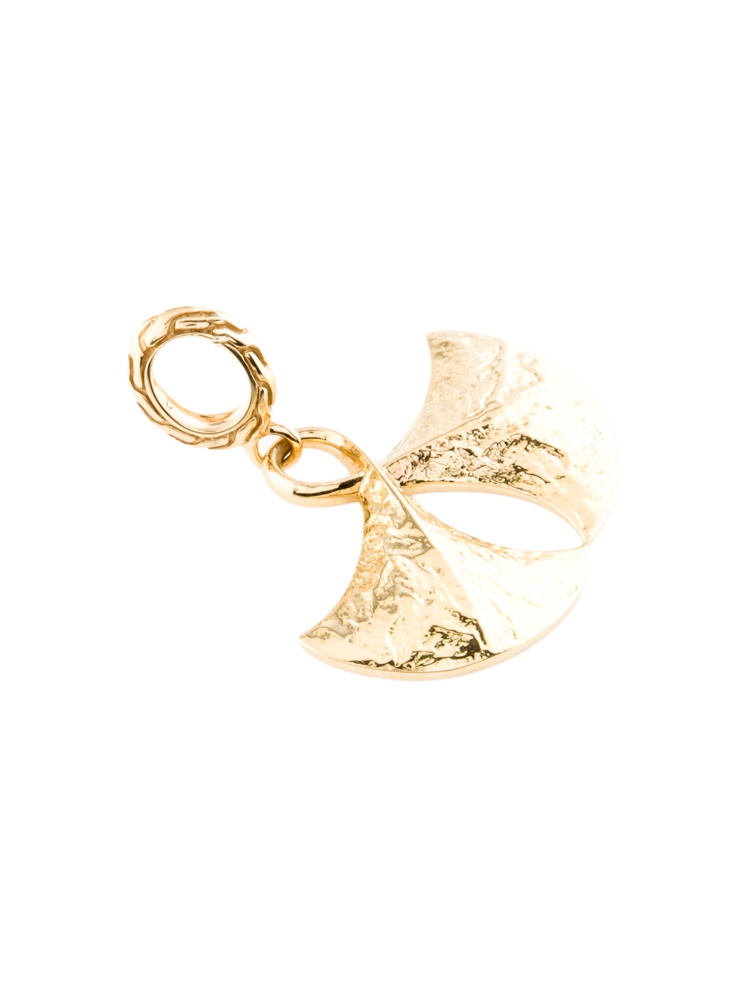 John Hardy 18K Ginko Pendant