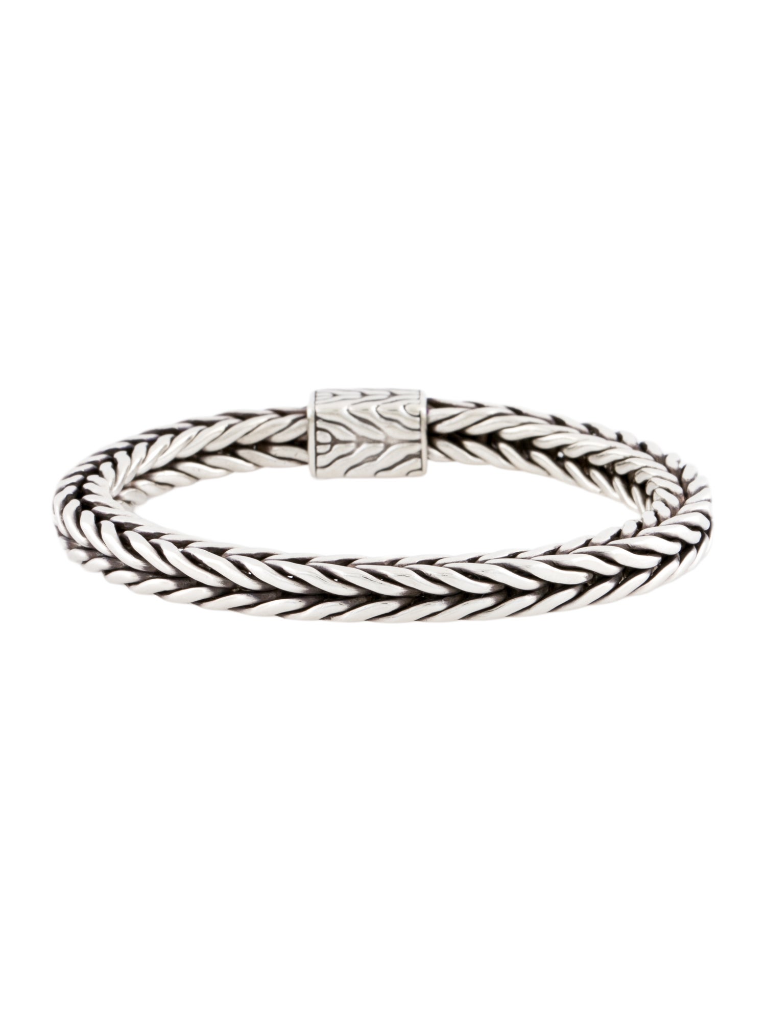 John Hardy Woven Square Link Bracelet