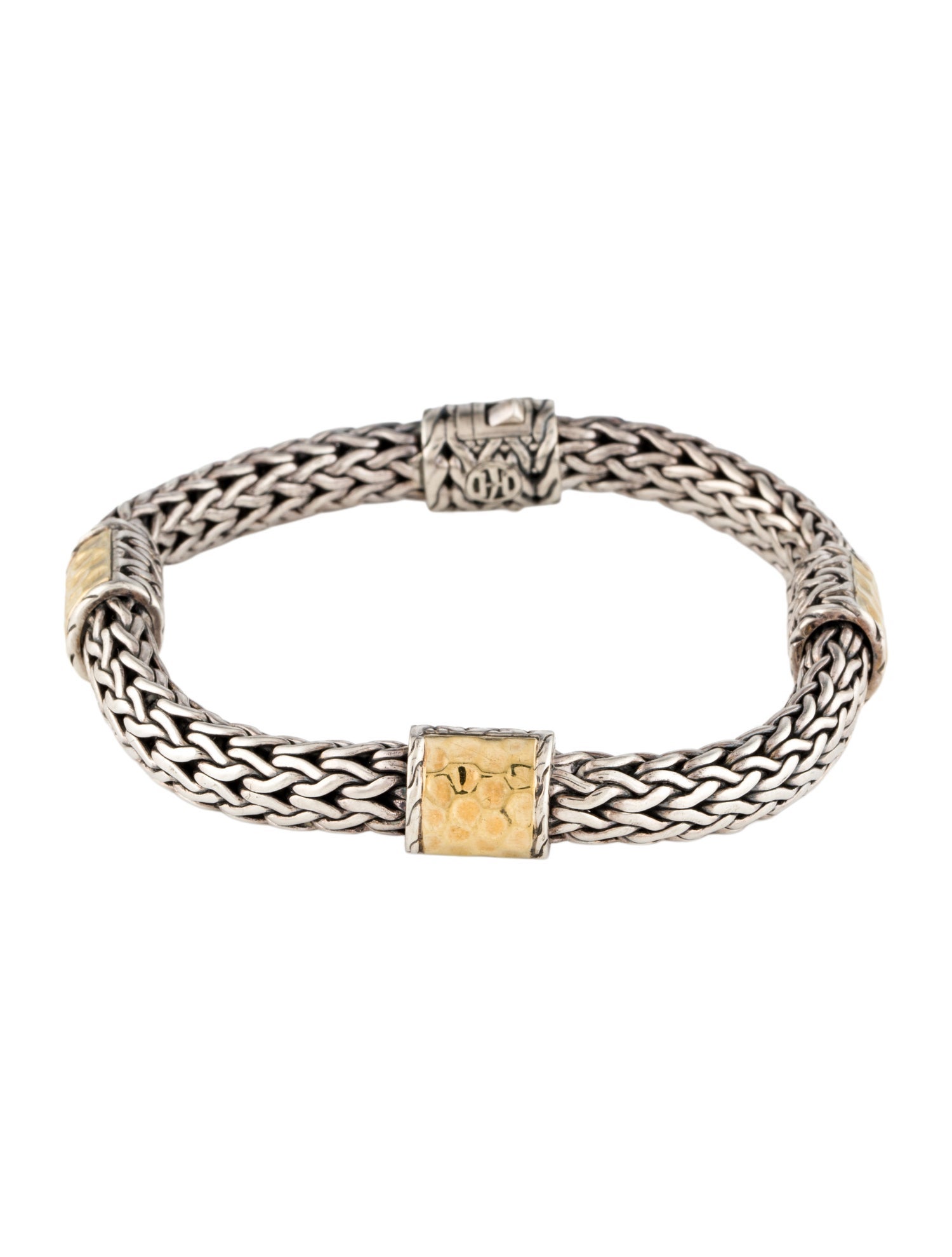 John Hardy Two-Tone Station Bracelet