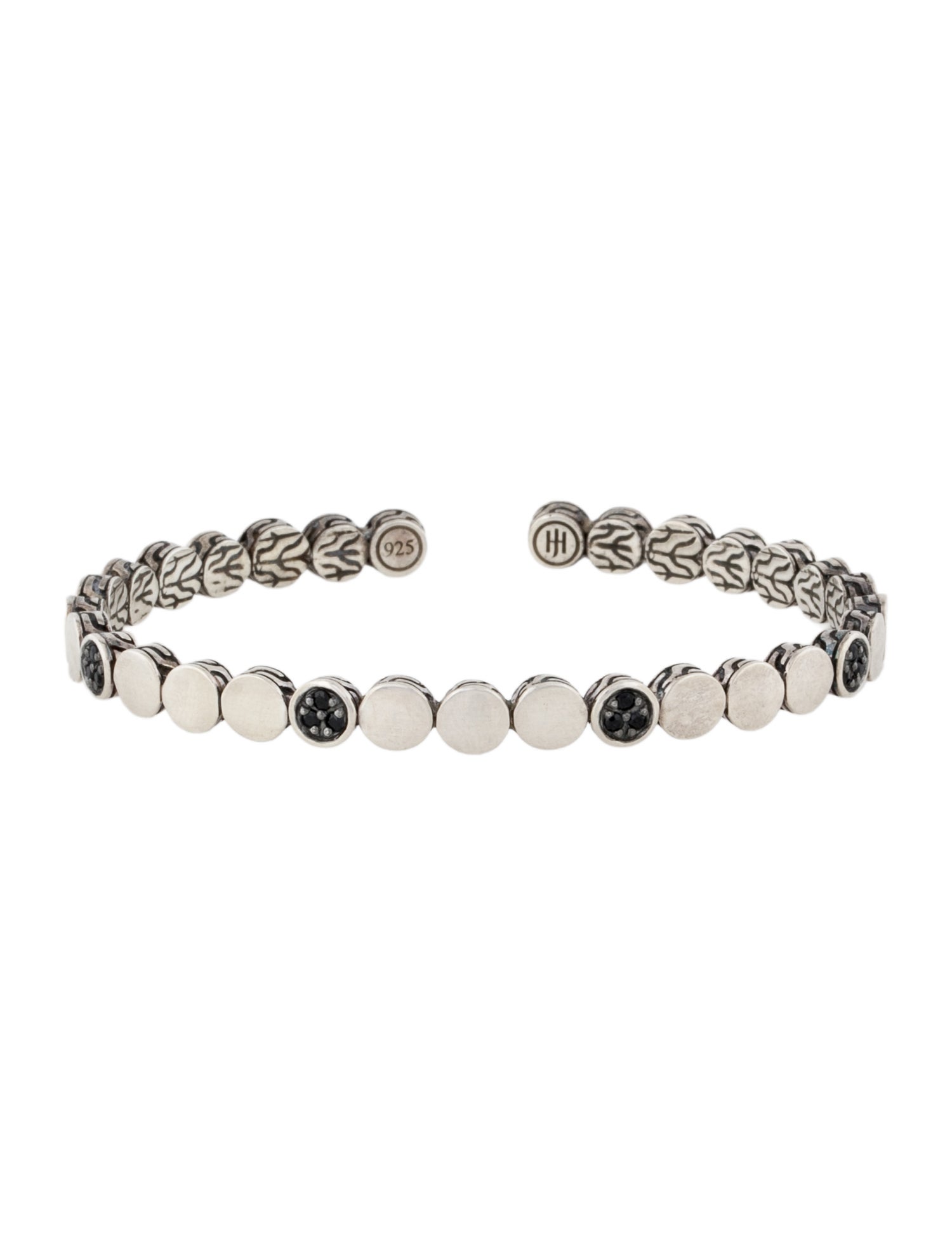 John Hardy Sapphire Dot Lava Slim Flex Cuff