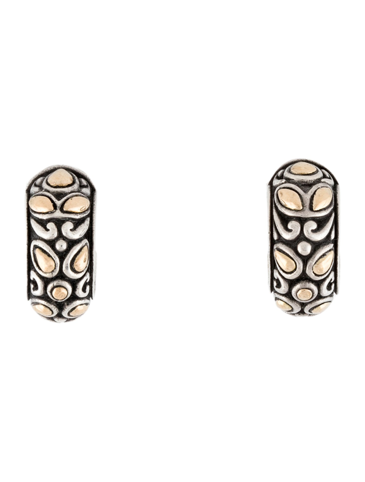 John Hardy Two-Tone Jaisalmer Hoop Earrings