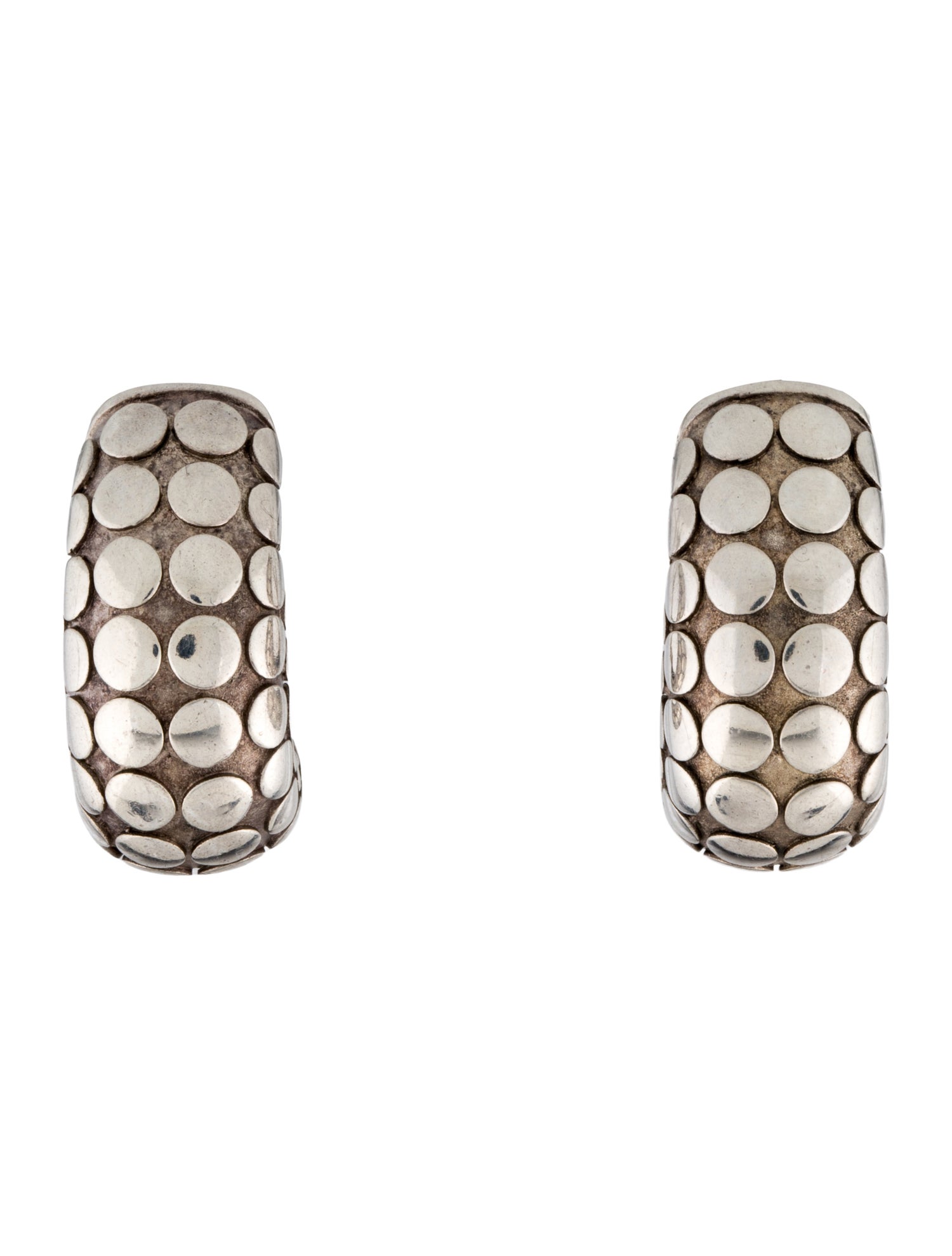 John Hardy Dot Buddha Belly Earclips