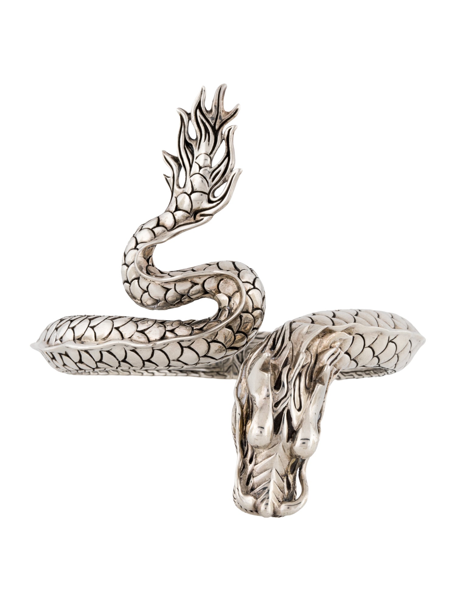 John Hardy Naga Hinged Single Coil Bracelet