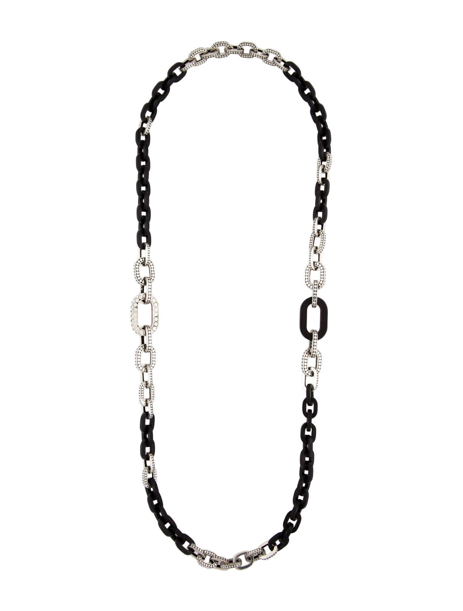 John Hardy Wood Link Necklace