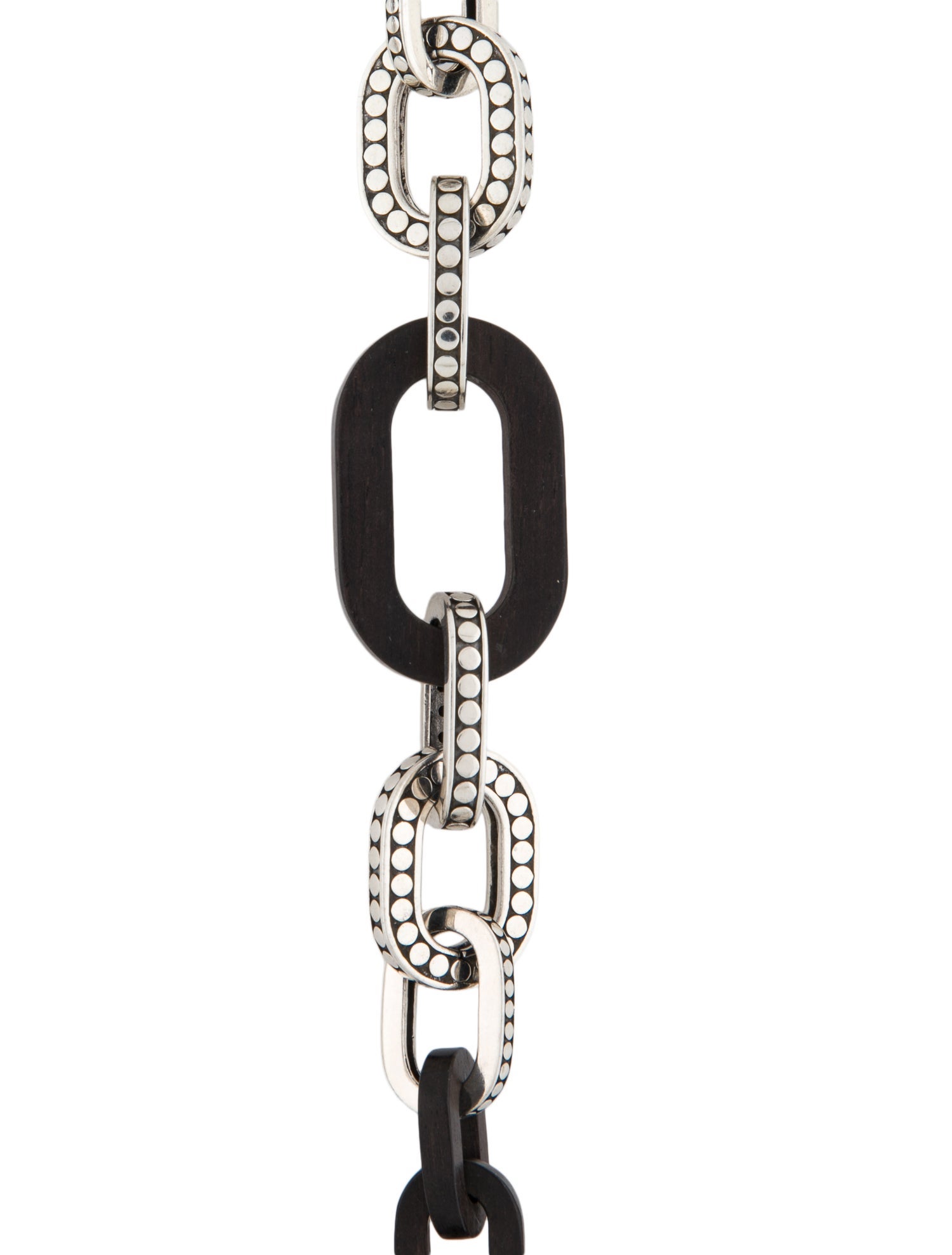 John Hardy Wood Link Necklace