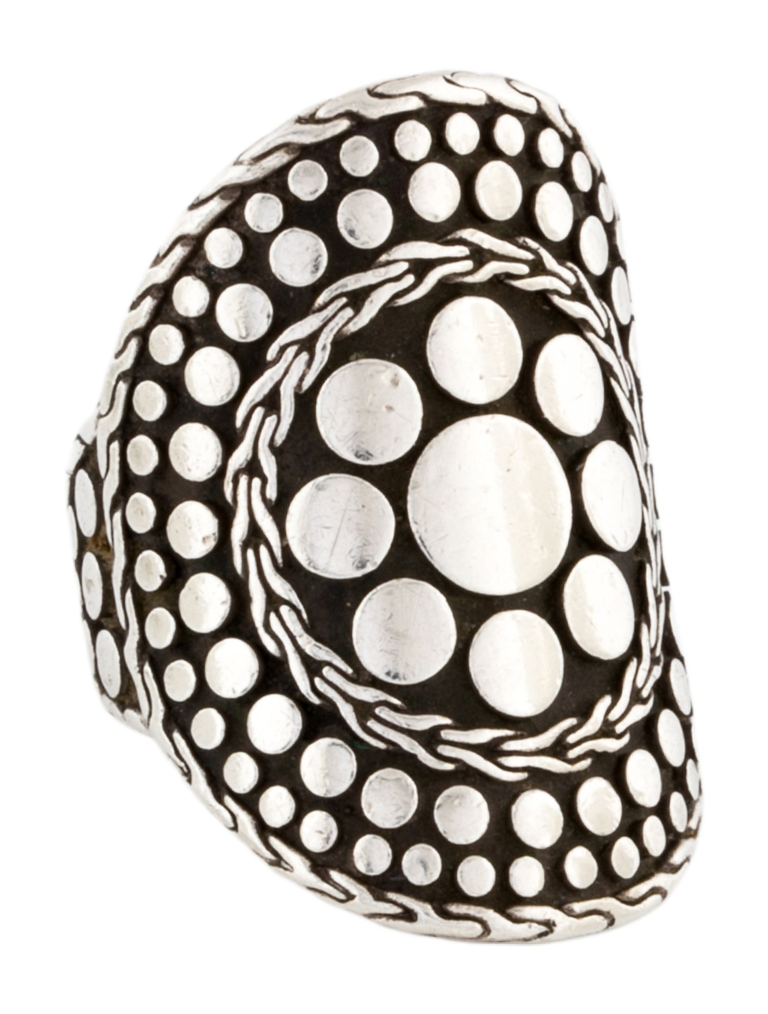 John Hardy Dot Nuansa Curved Cocktail Ring