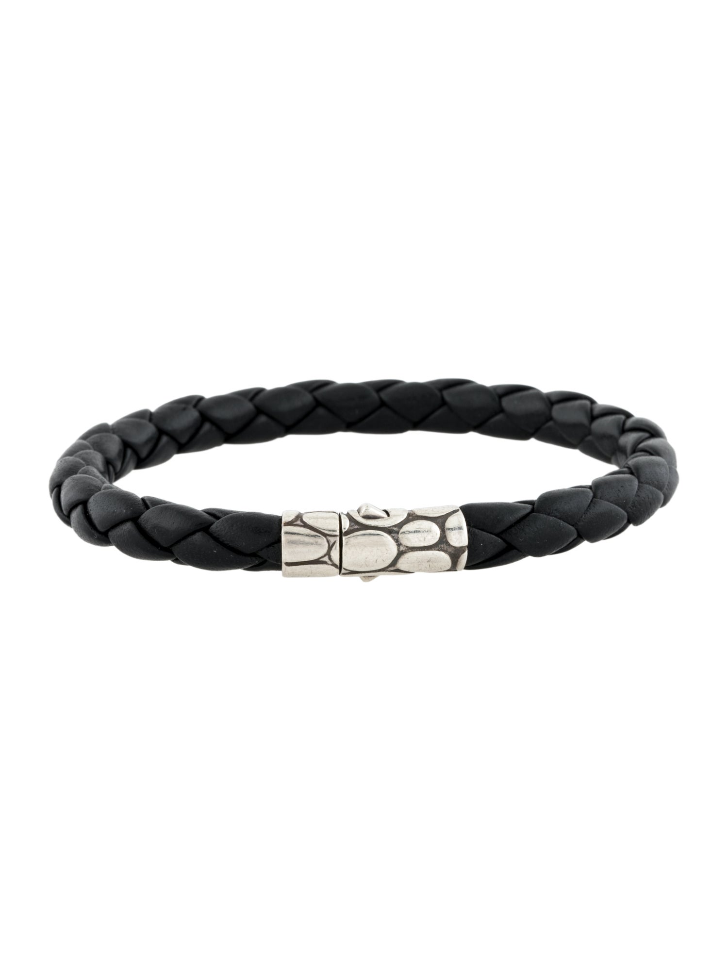 John Hardy Leather Woven Bracelet