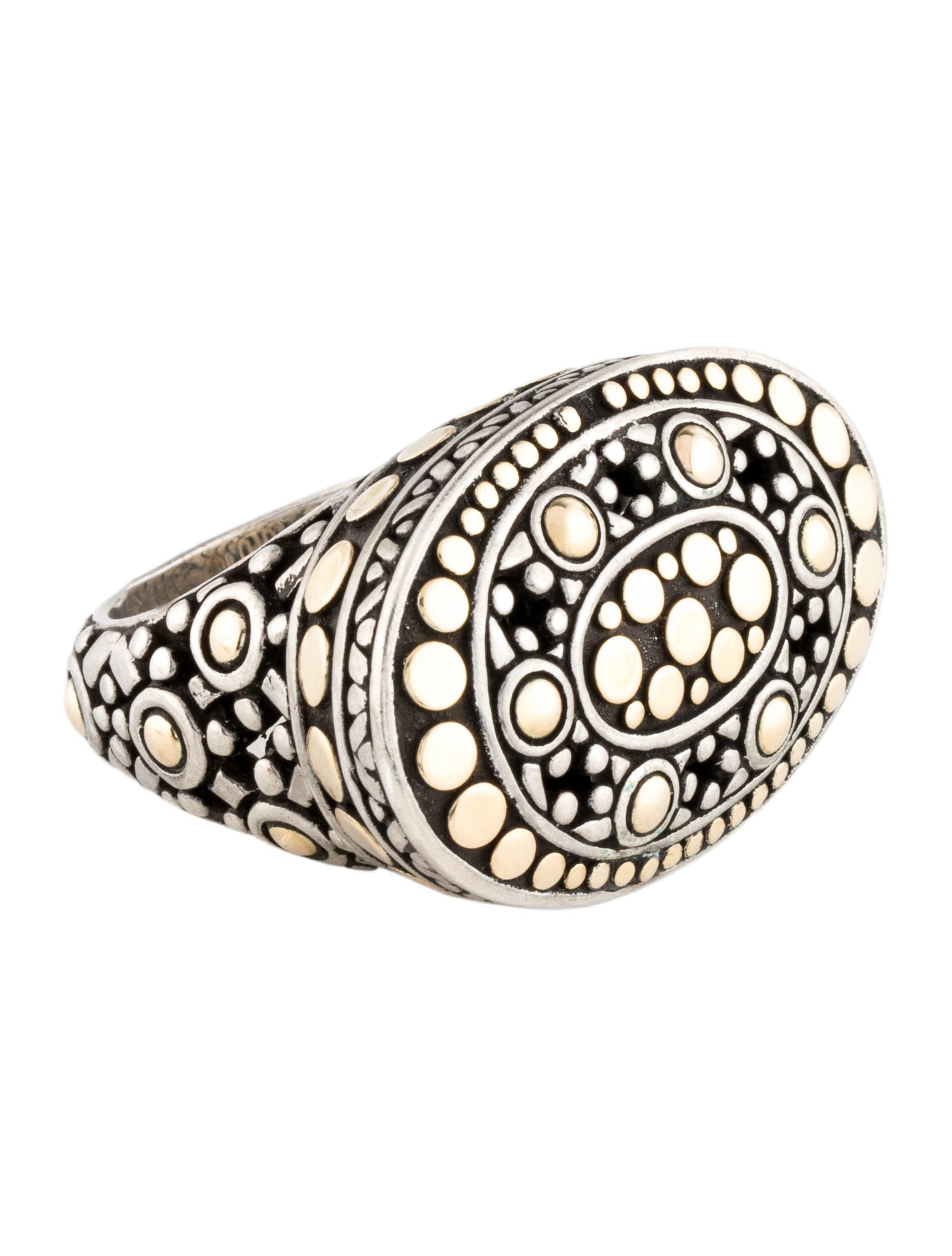 John Hardy Two-Tone Cocktail Ring