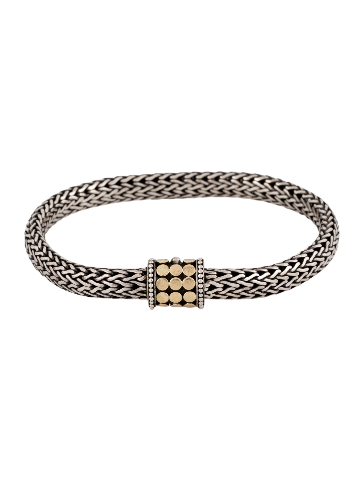 John Hardy Vintage Two-Tone Icon Dot Bracelet