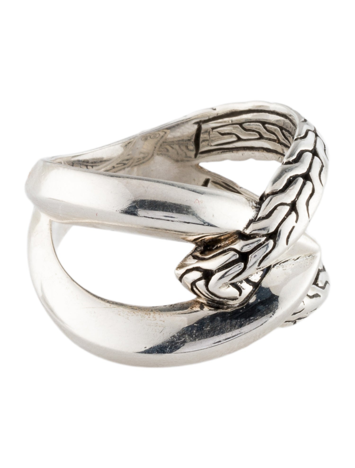 John Hardy Classic Chain Knife Edge Band