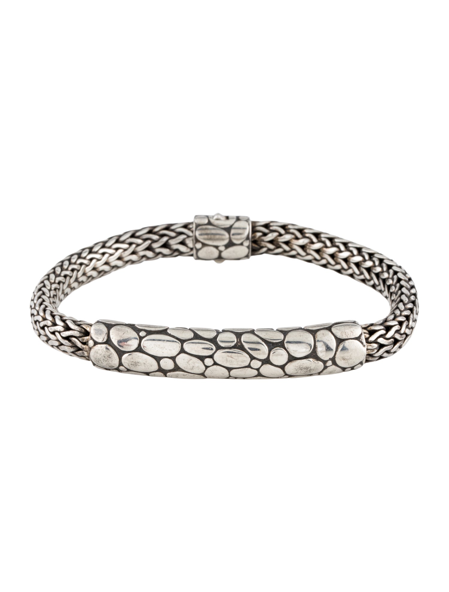 John Hardy Pebble Station Bracelet