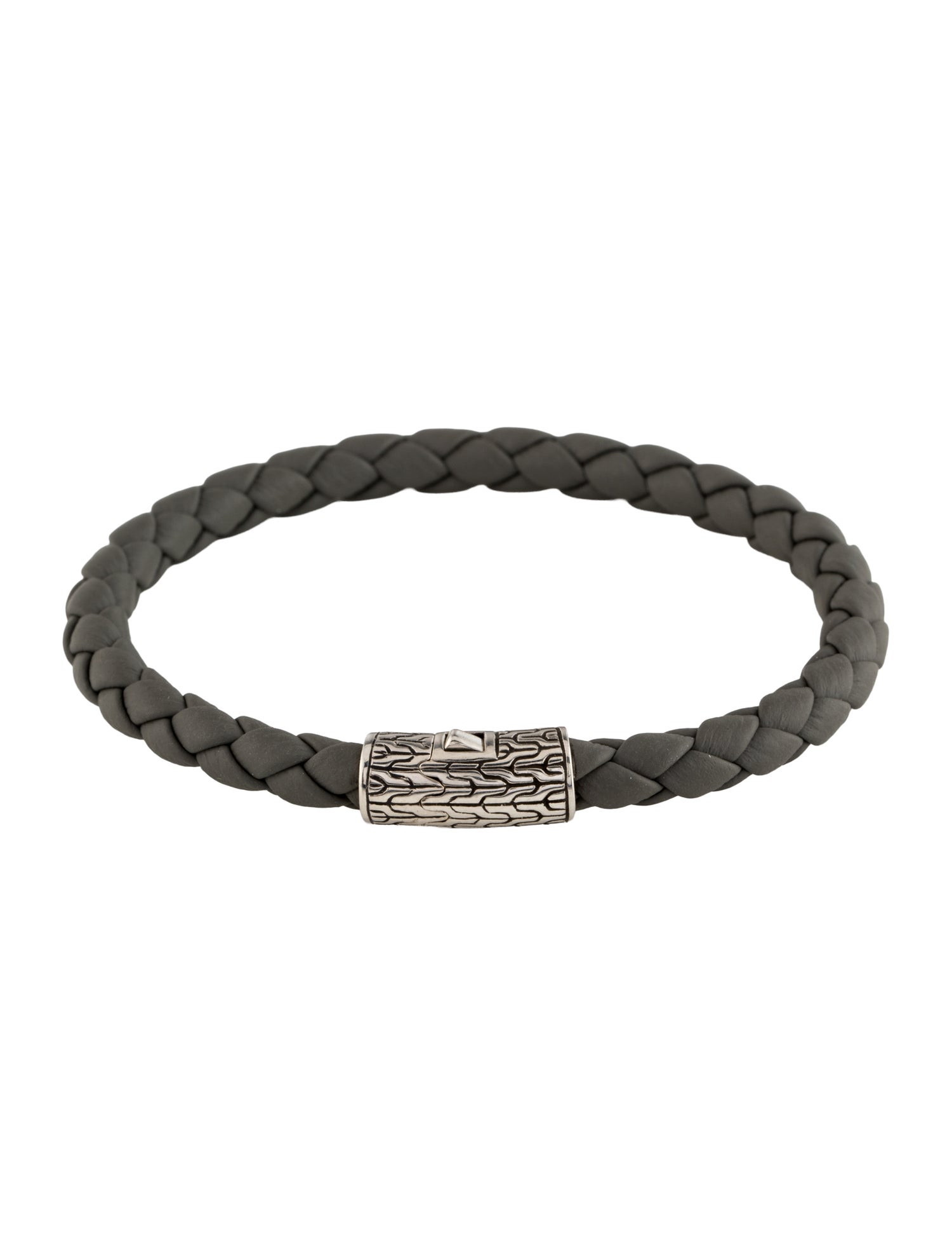 John Hardy Braided Leather Bracelet