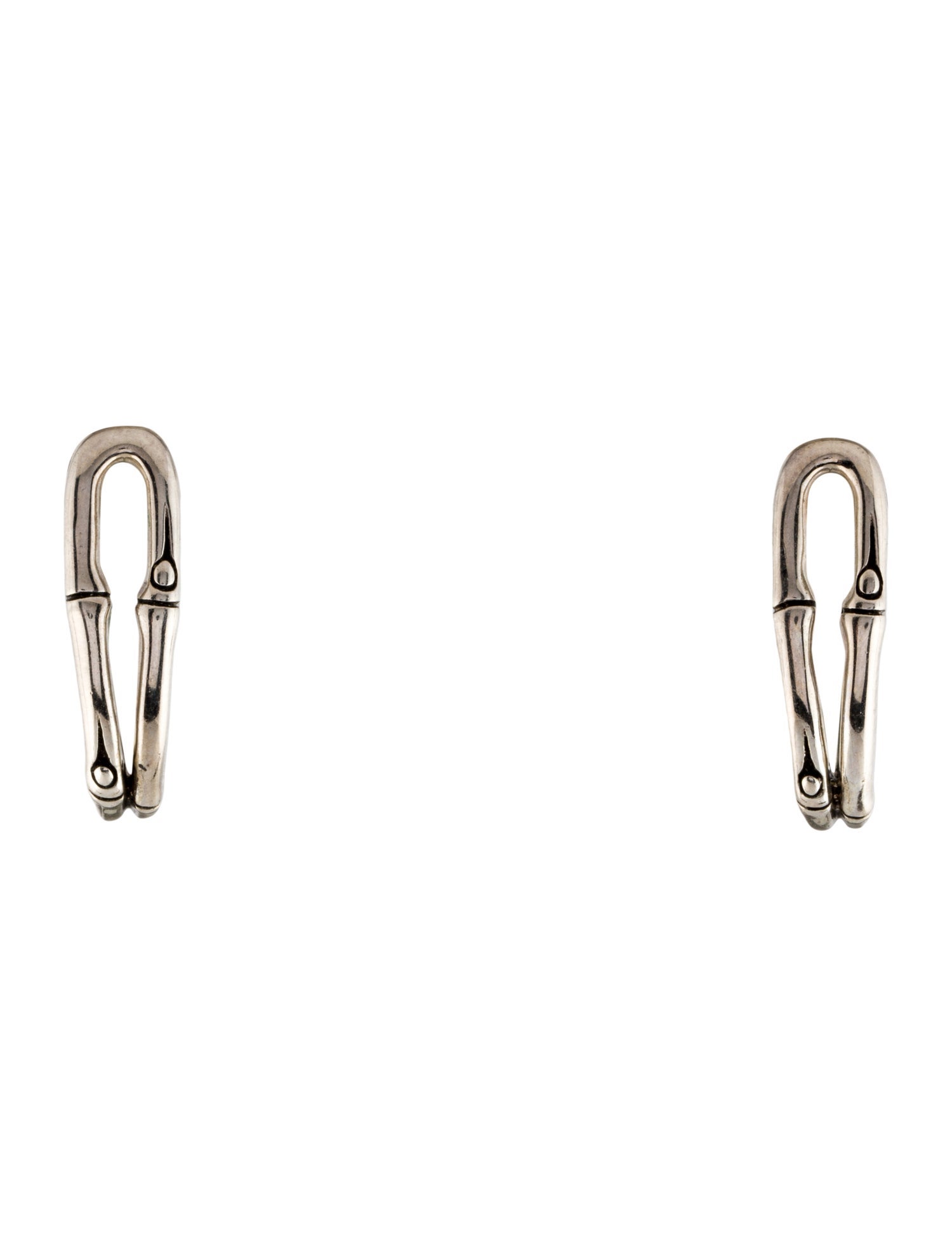 John Hardy Bamboo Loop Hoop Earrings