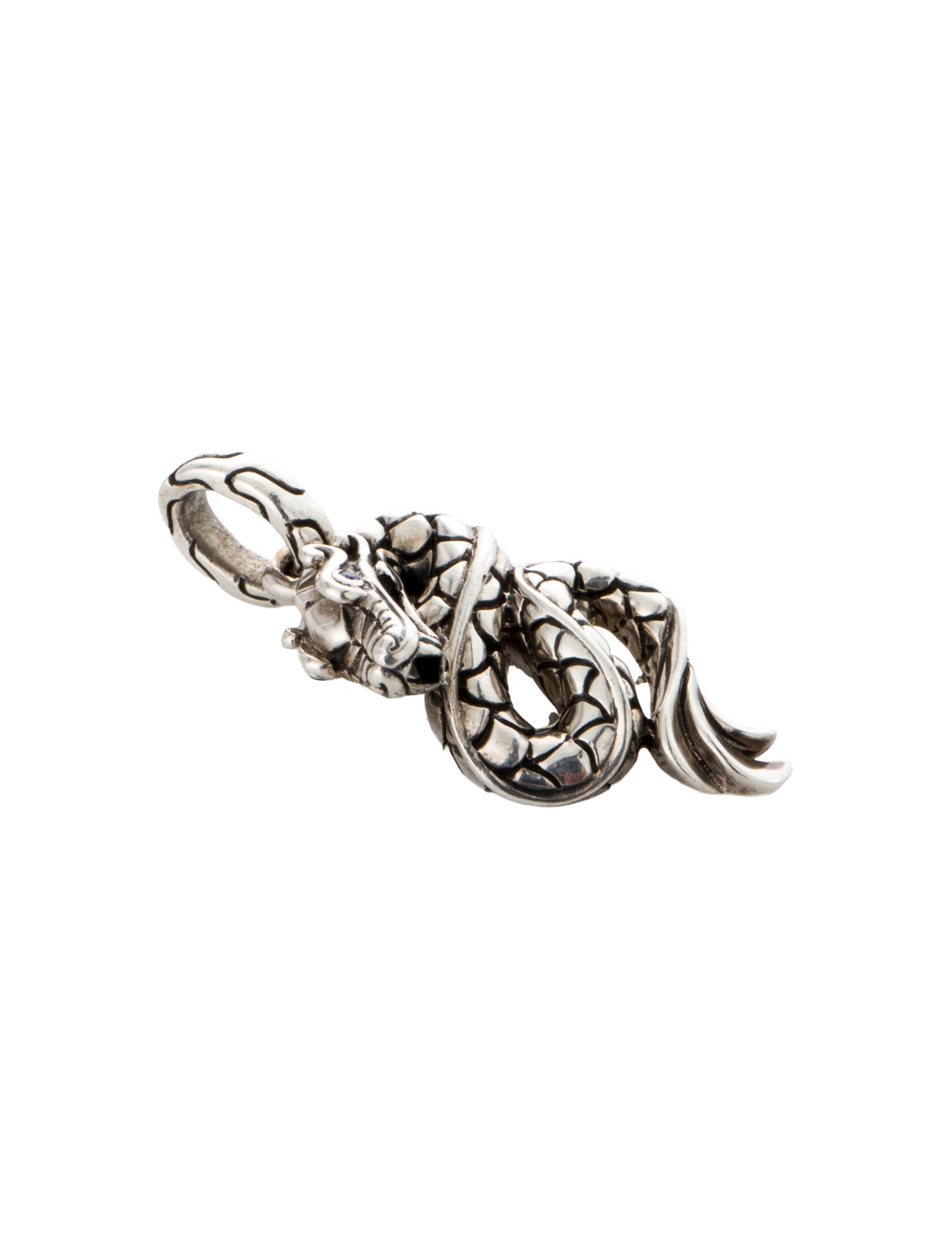 John Hardy Sapphire Legends Naga Dragon Pendant