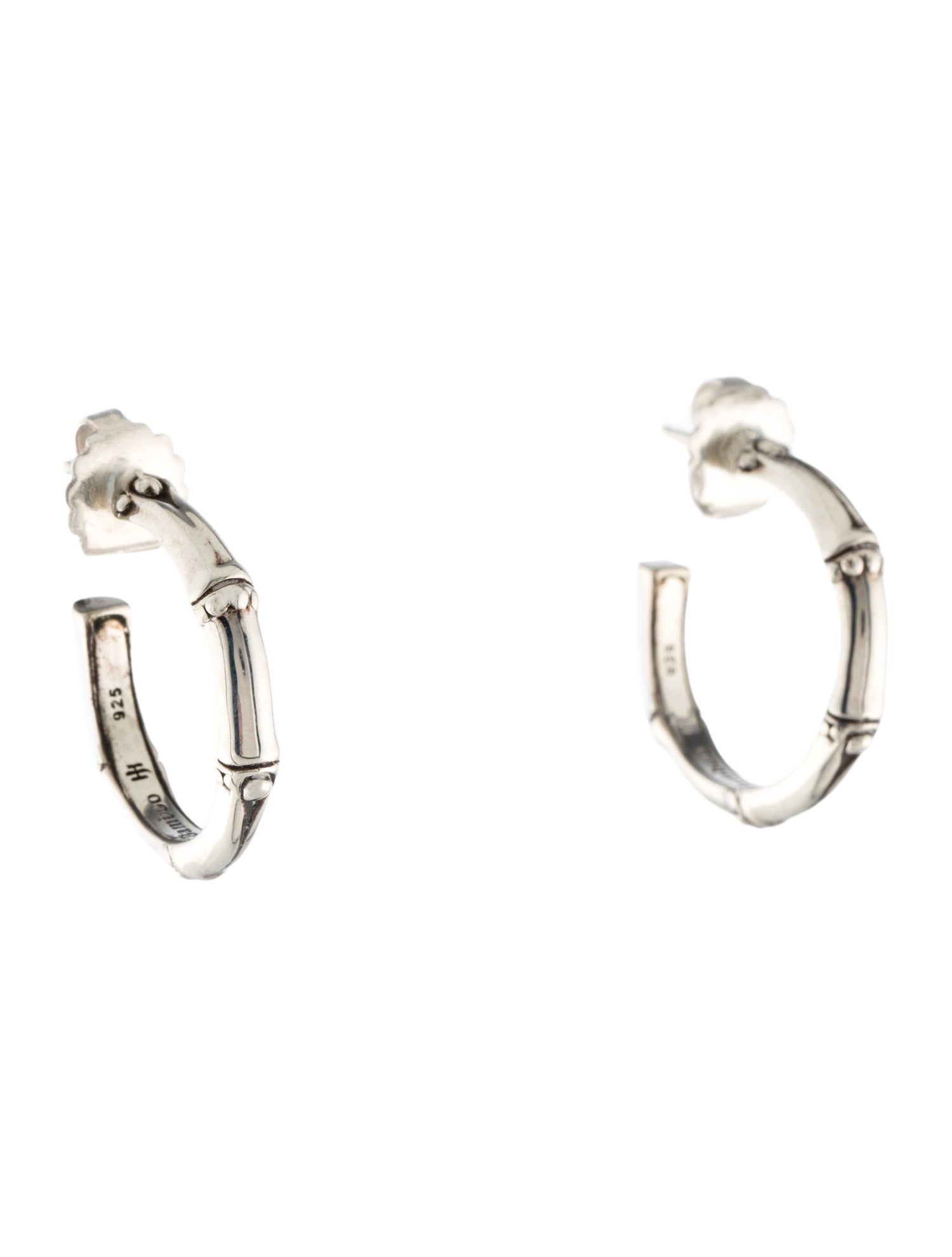 John Hardy Bamboo Hoops Earrings