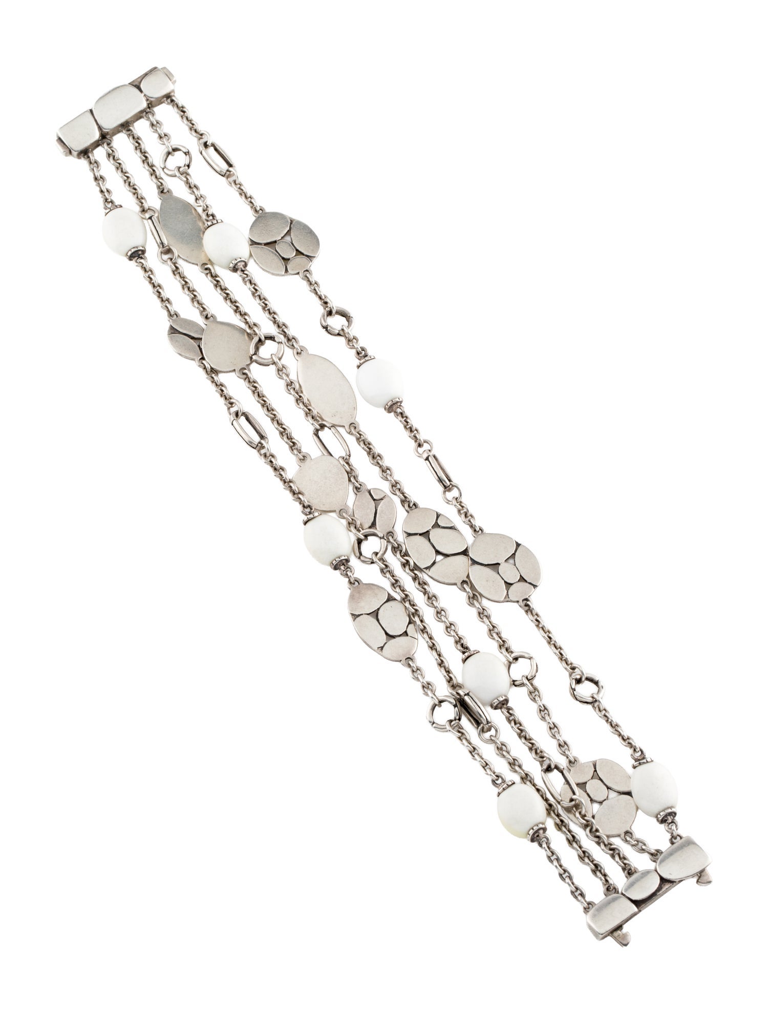 John Hardy Chalcedony Multistrand Bracelet