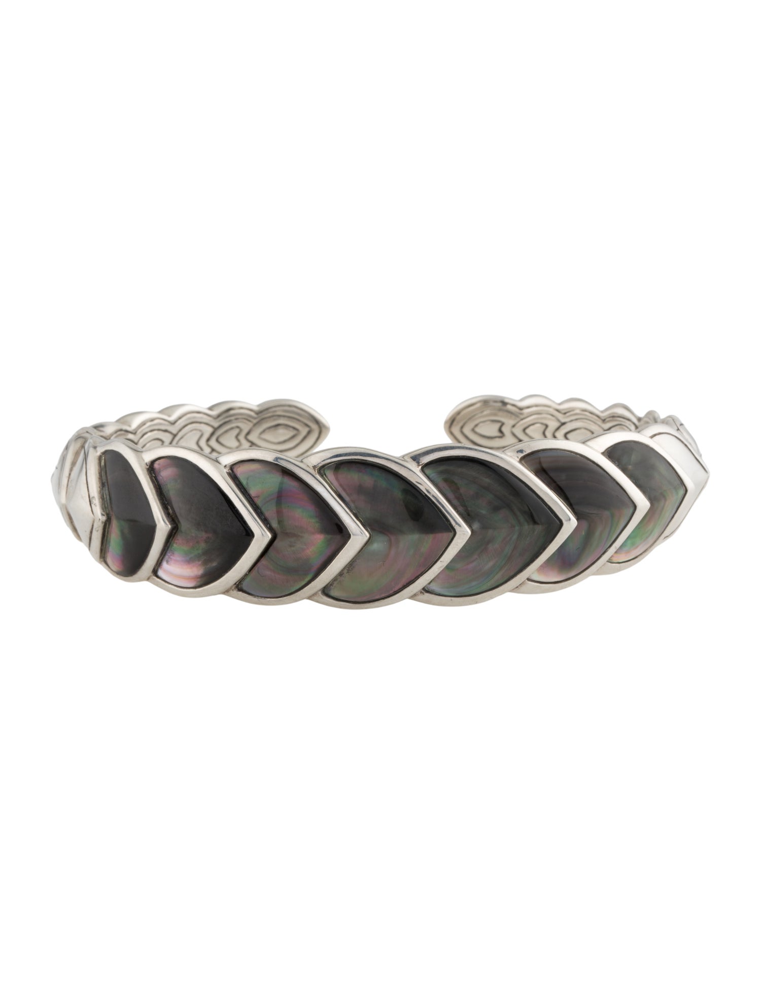 John Hardy Naga Mother of Pearl Cuff Bracelet
