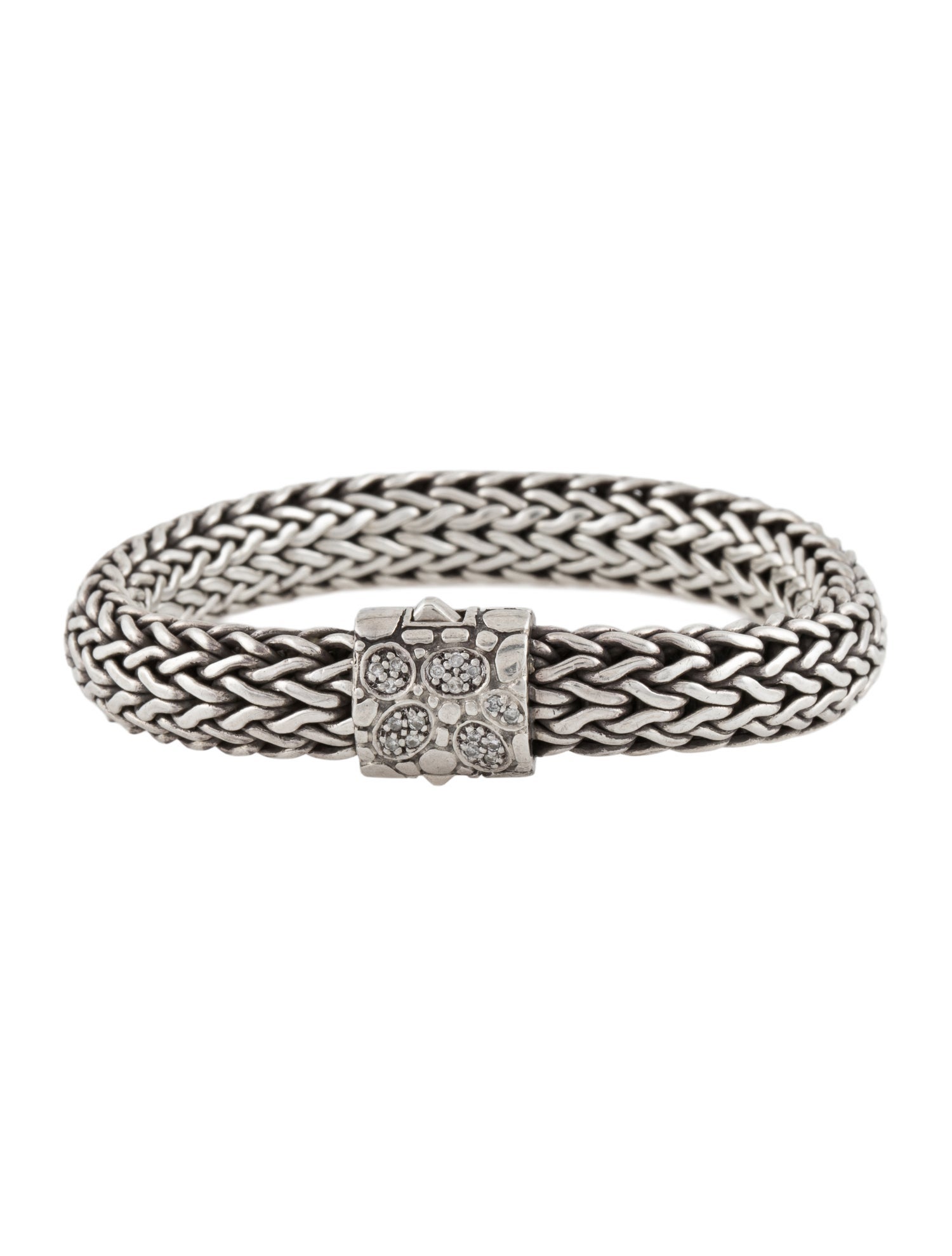 John Hardy Diamond Link Bracelet