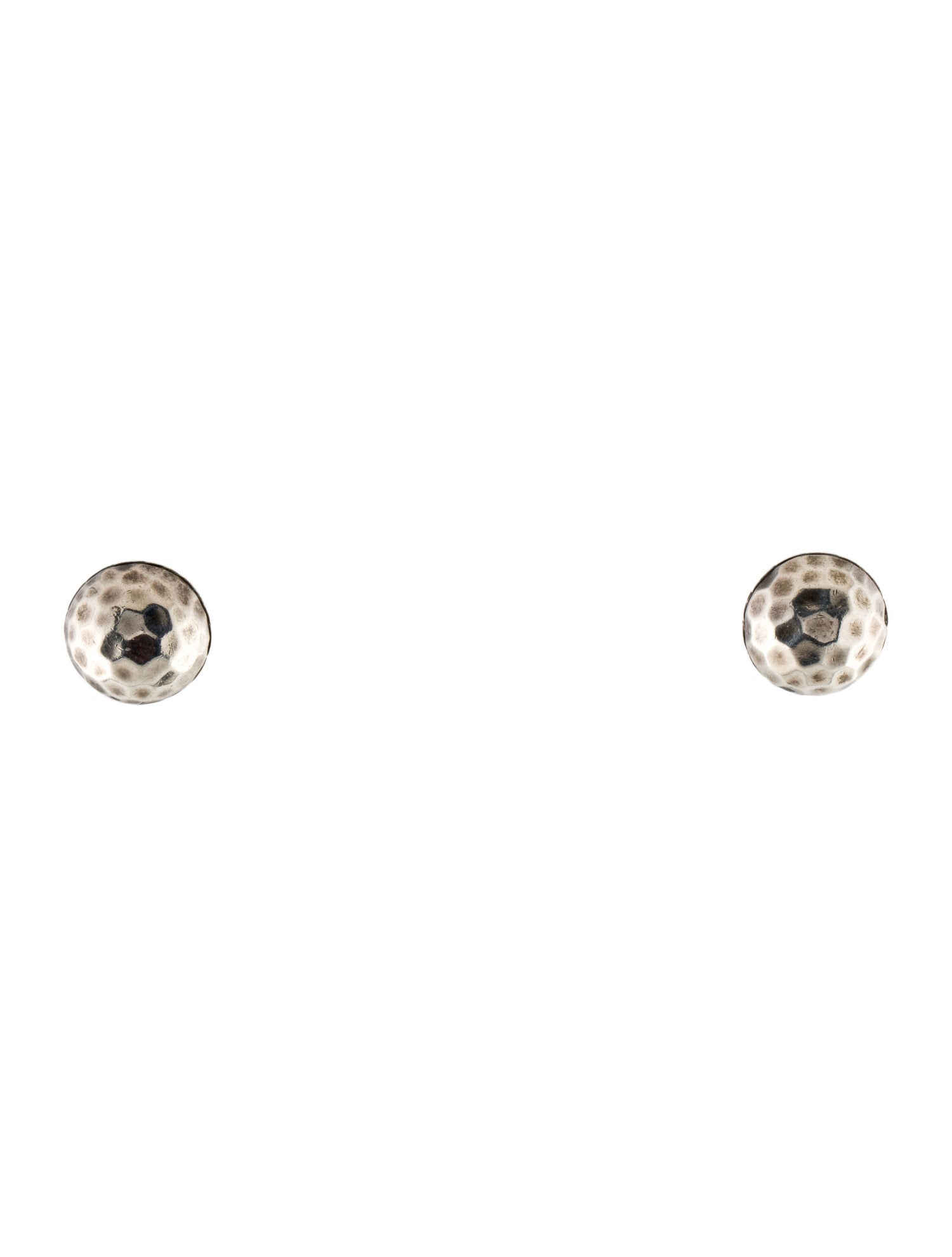 John Hardy Classic Chain Hammered Stud Earrings