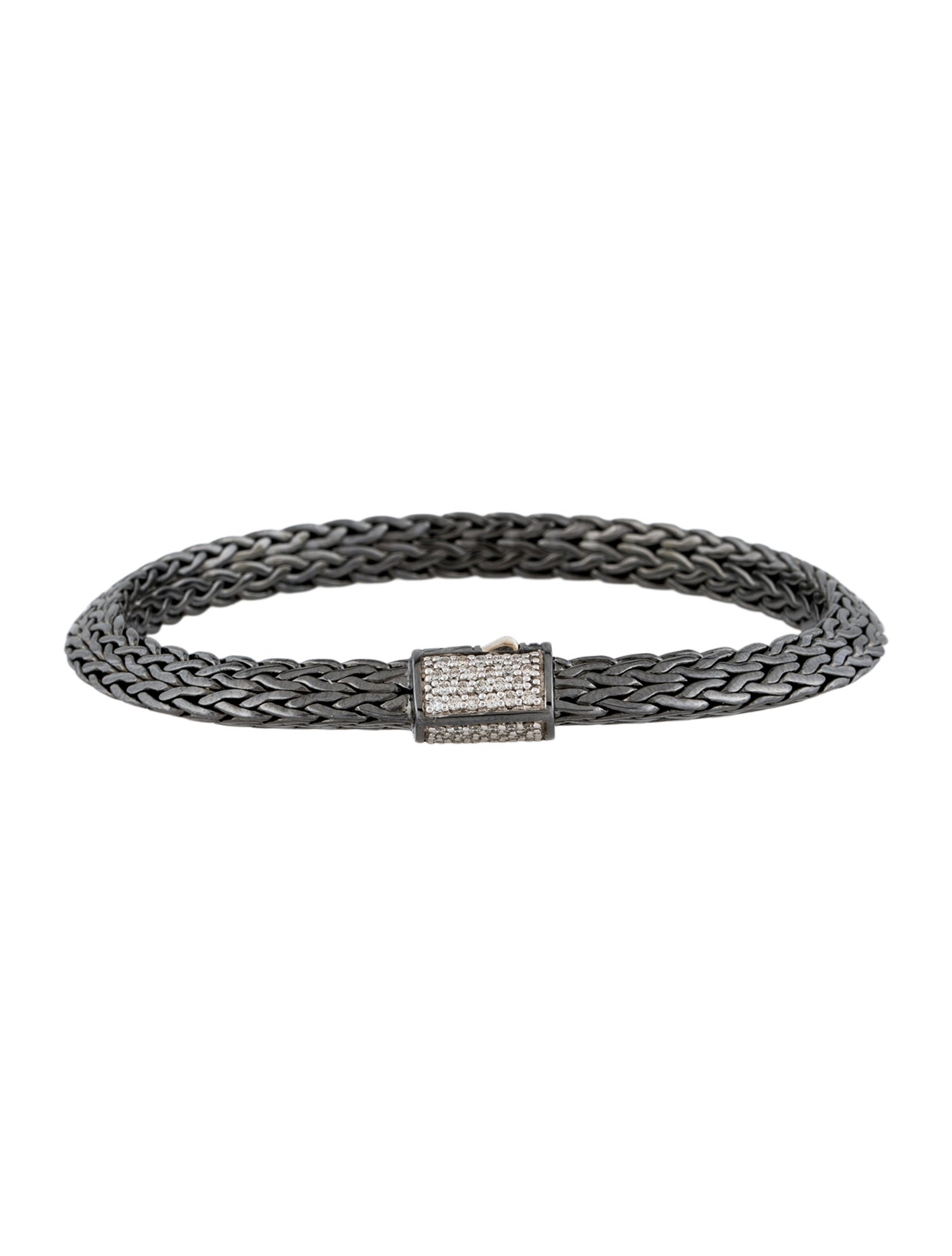 John Hardy Diamond Tiga Classic Chain Bracelet