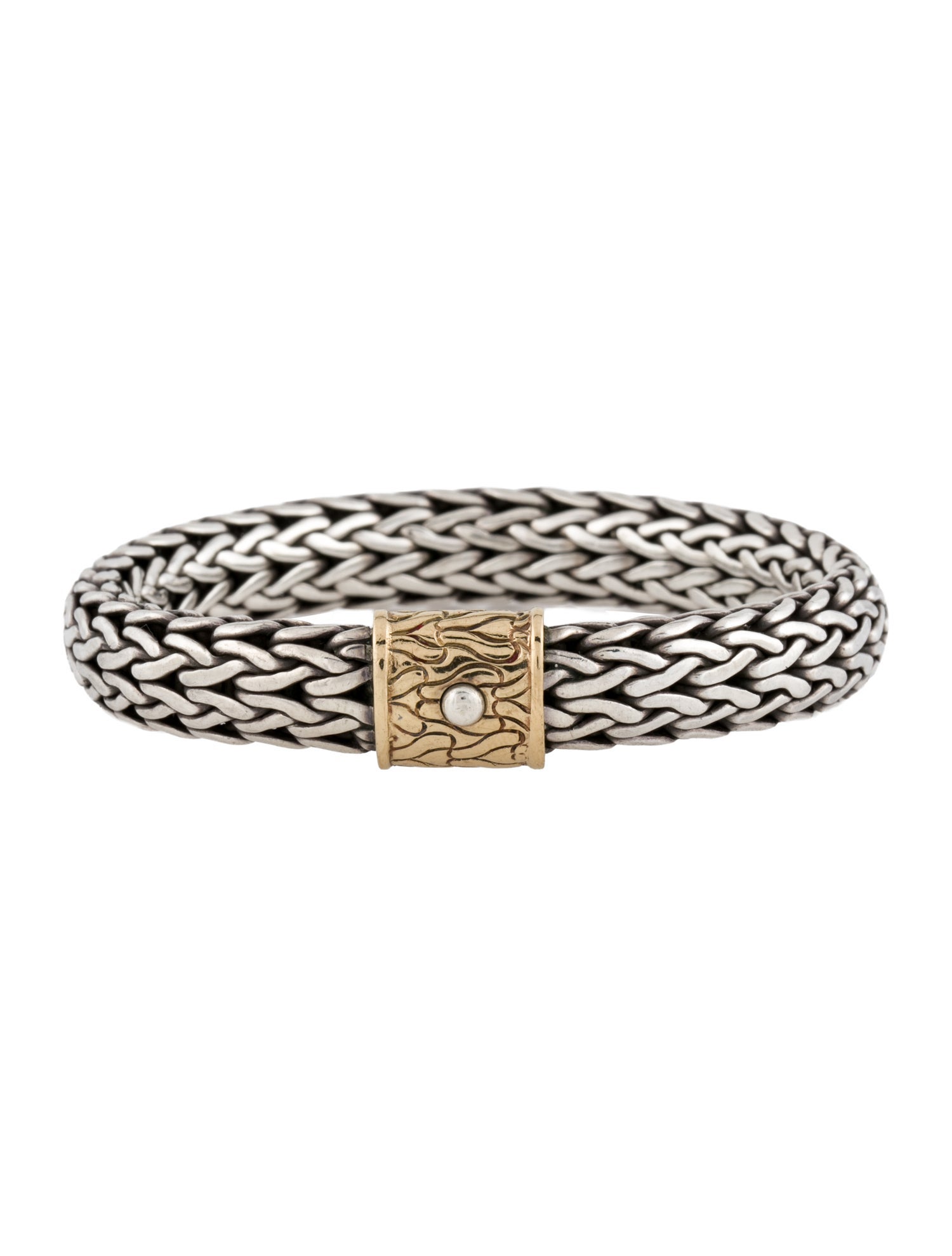 John Hardy Vintage Two-Tone Wide Cable Classic Bracelet
