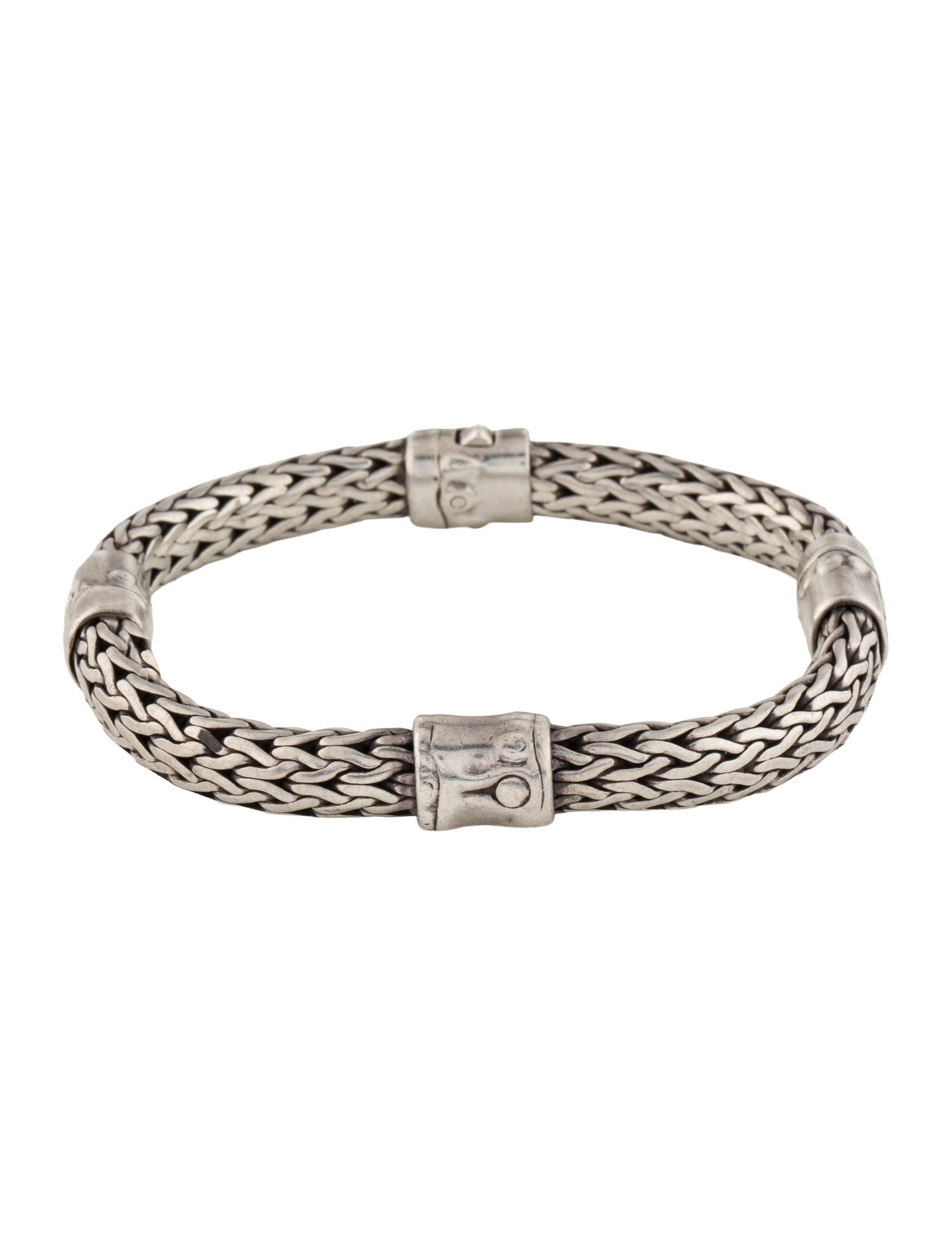 John Hardy Braided Link Station Bracelet