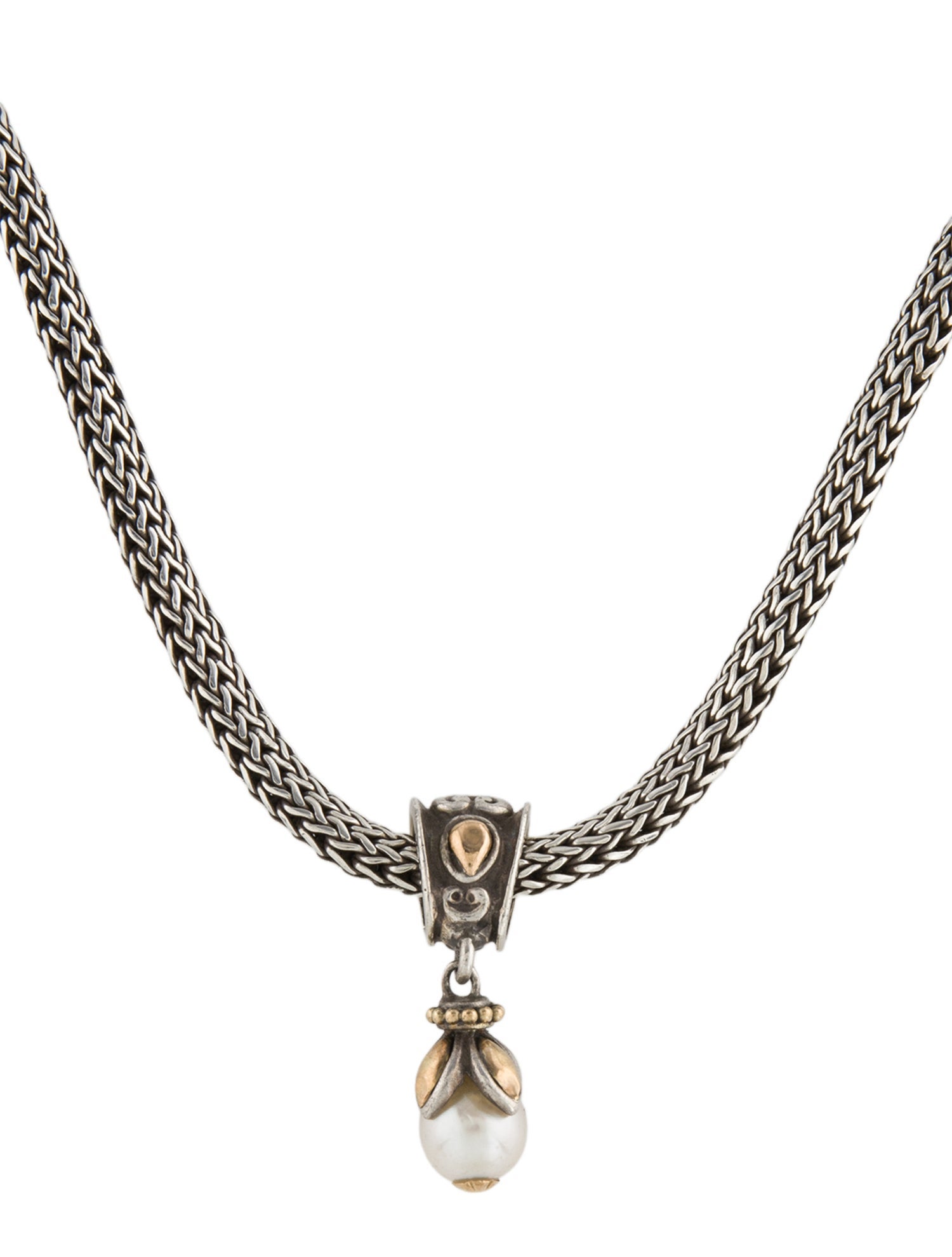 John Hardy Pearl Pendant Necklace